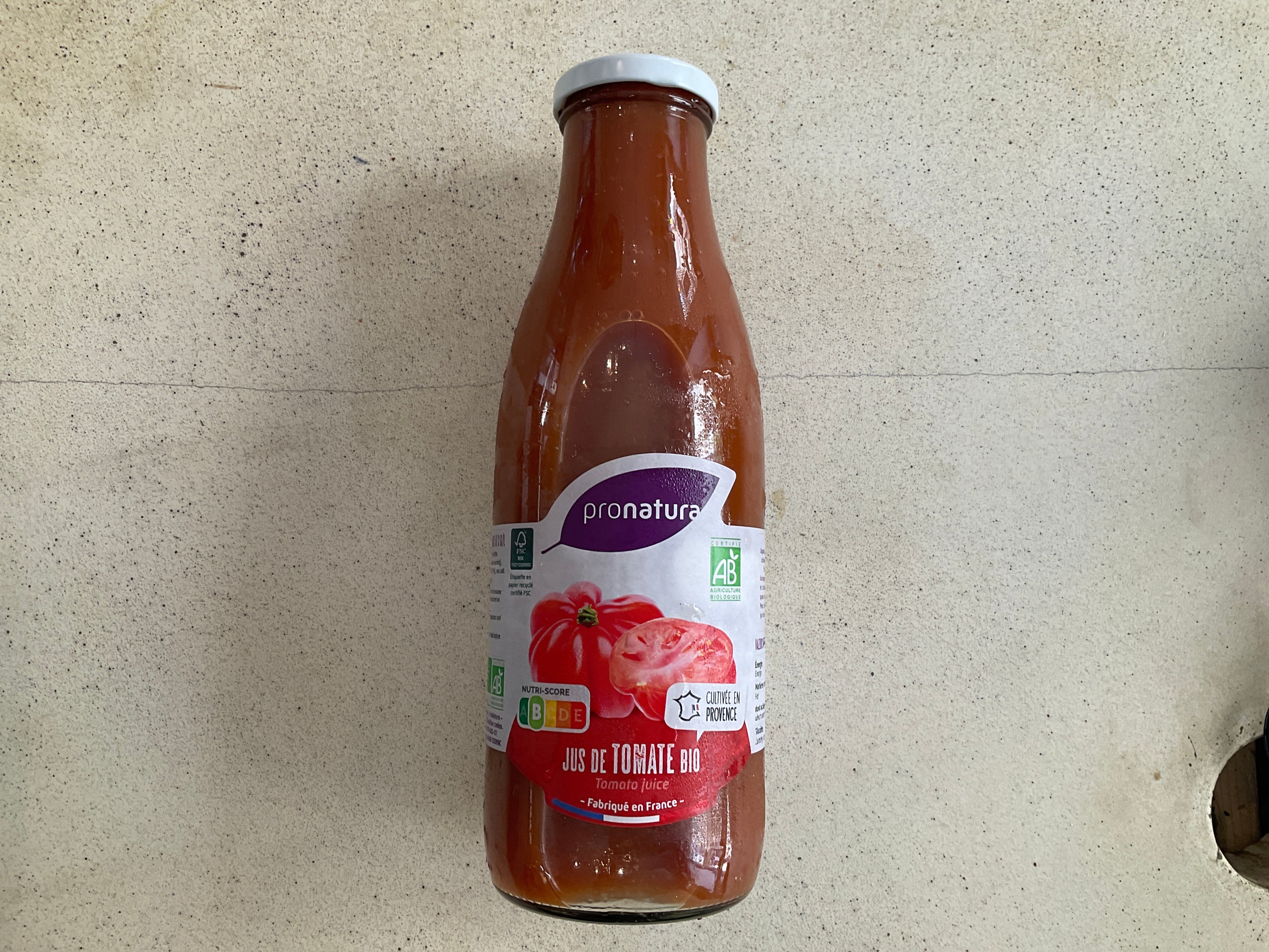 JUS DE TOMATES - PRONATURA