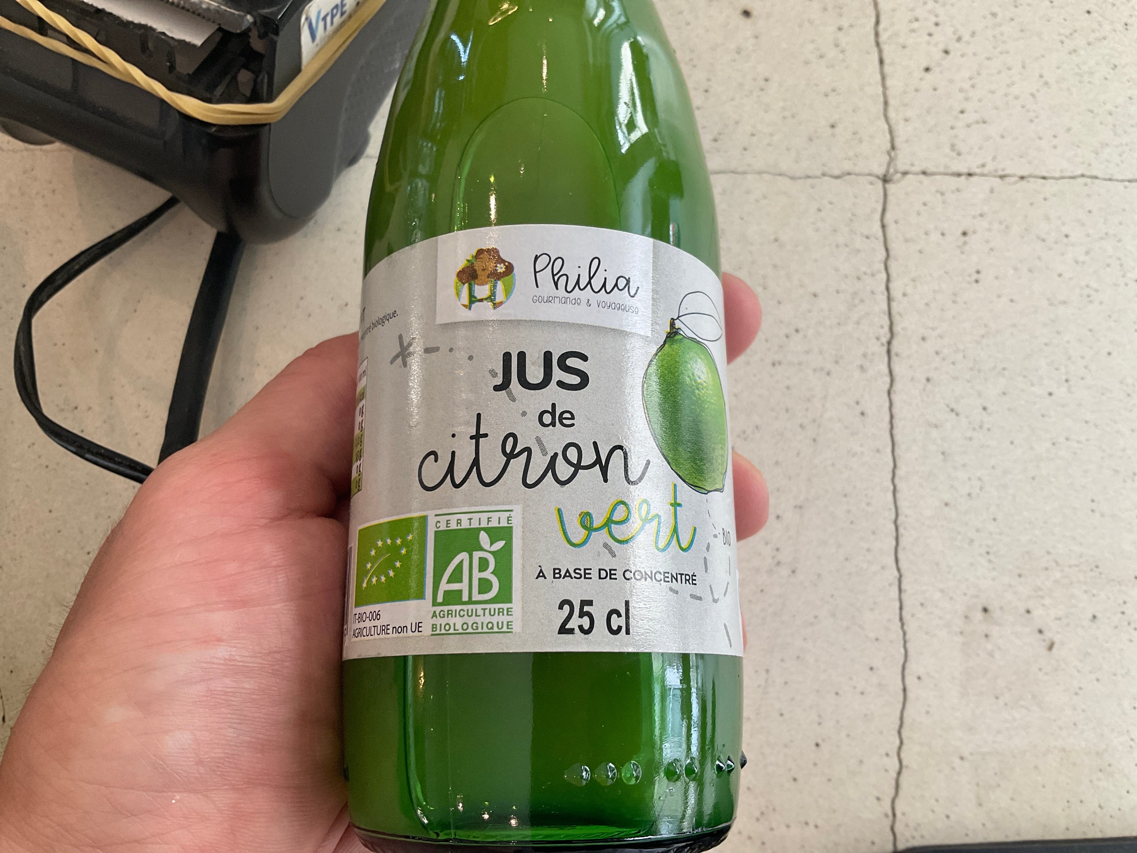 Jus de Citron vert - Philia