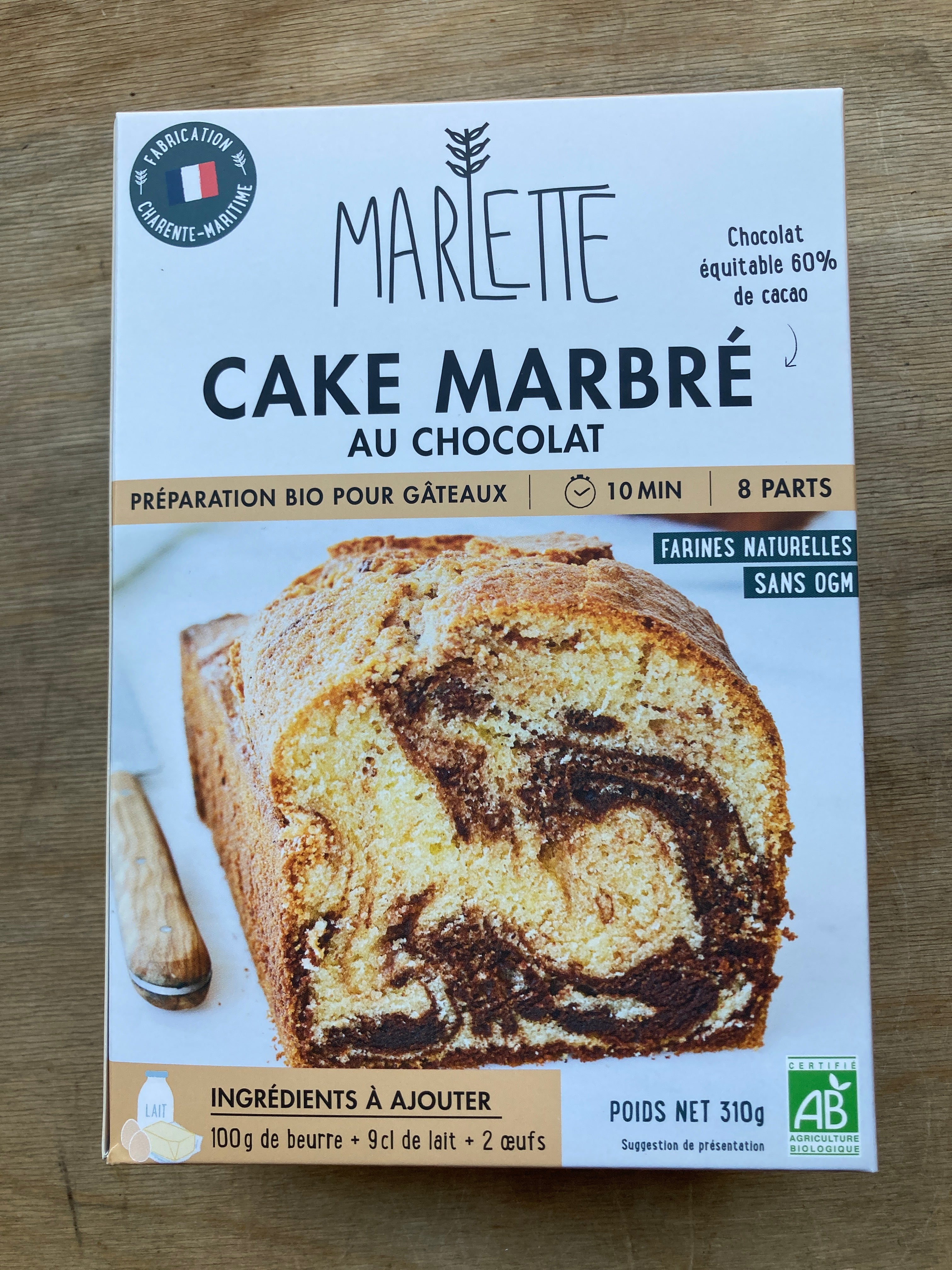 CAKE MARBRÉ MARLETTE