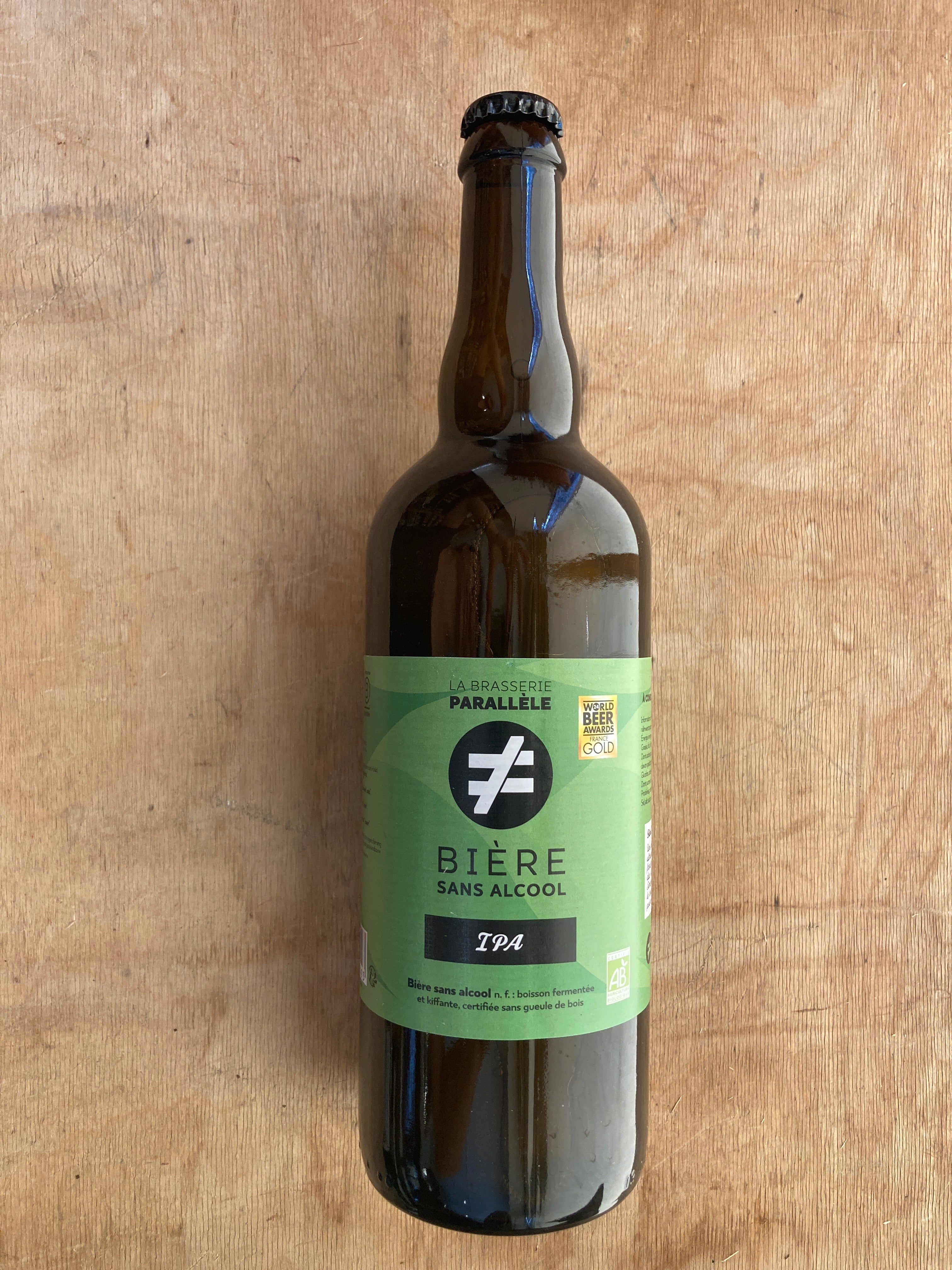 BIÈRE IPA SANS ALCOOL 75cl - LA BRASSERIE PARALLÈLE