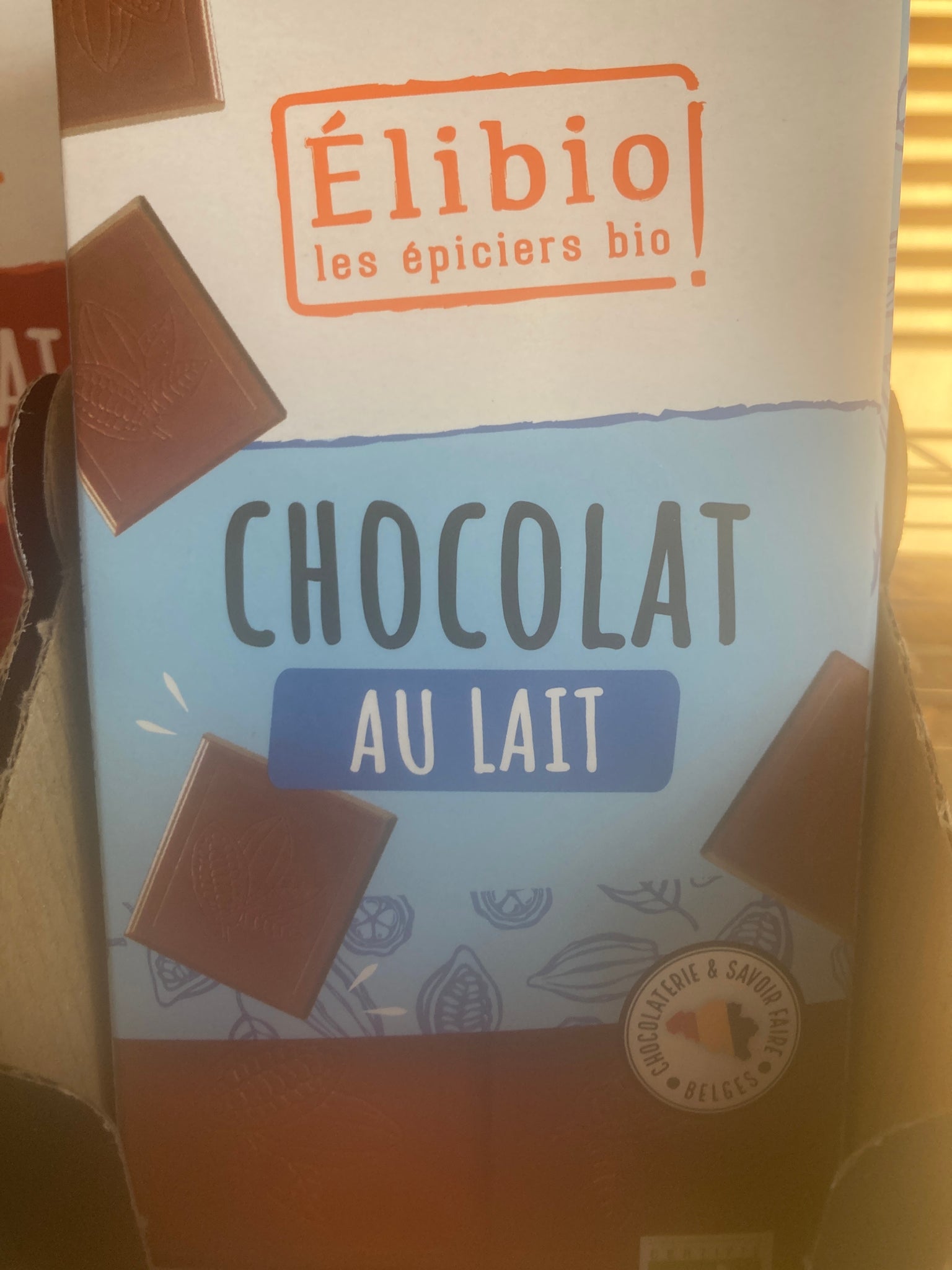 CHOCOLAT AU LAIT 43% 100G ELIBIO