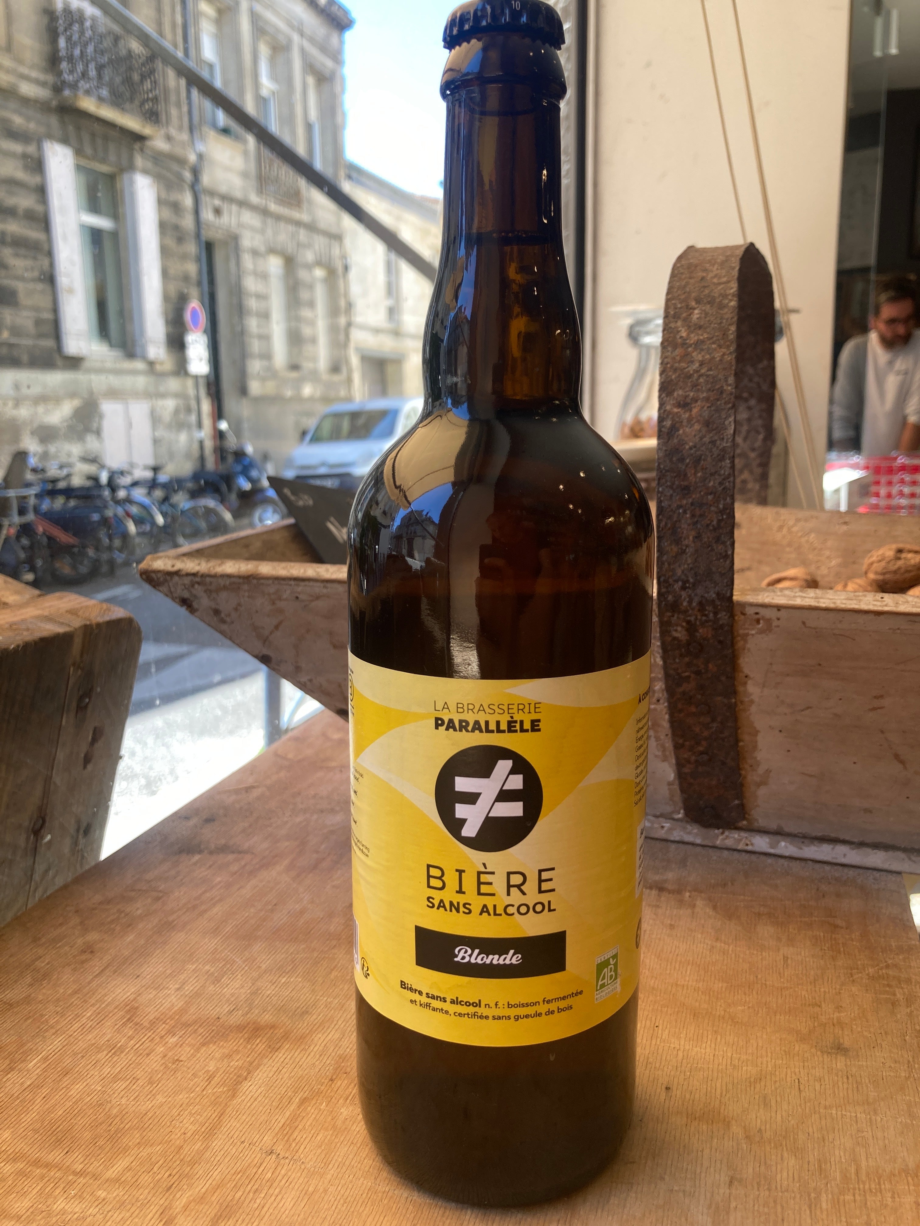 BIÈRE BLONDE SANS ALCOOL 75cl - LA BRASSERIE PARALLÈLE