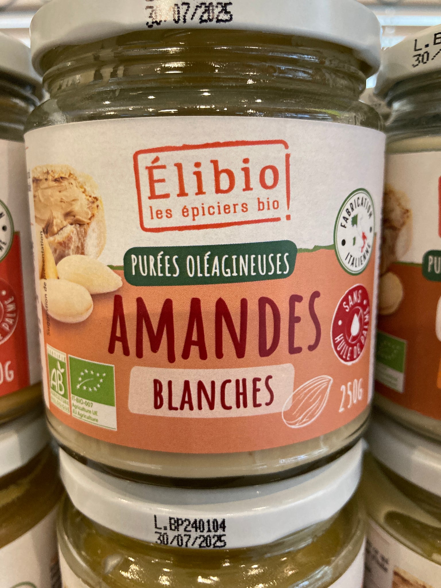 PUREE D’AMANDES COMPLÈTES - ELIBIO