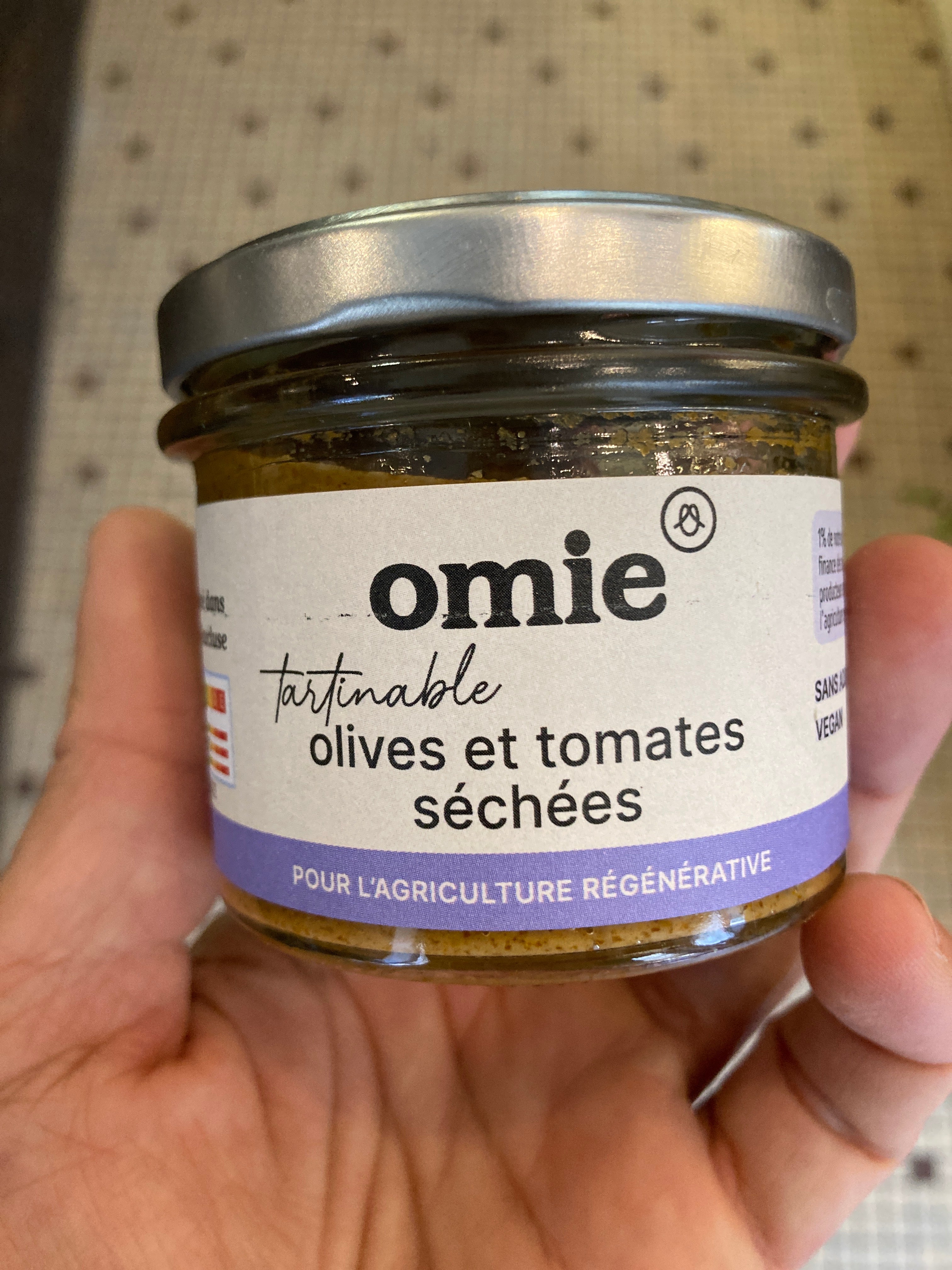 TARTINABLE OLIVES ET TOMATES SÉCHÉES - OMIE&CIE