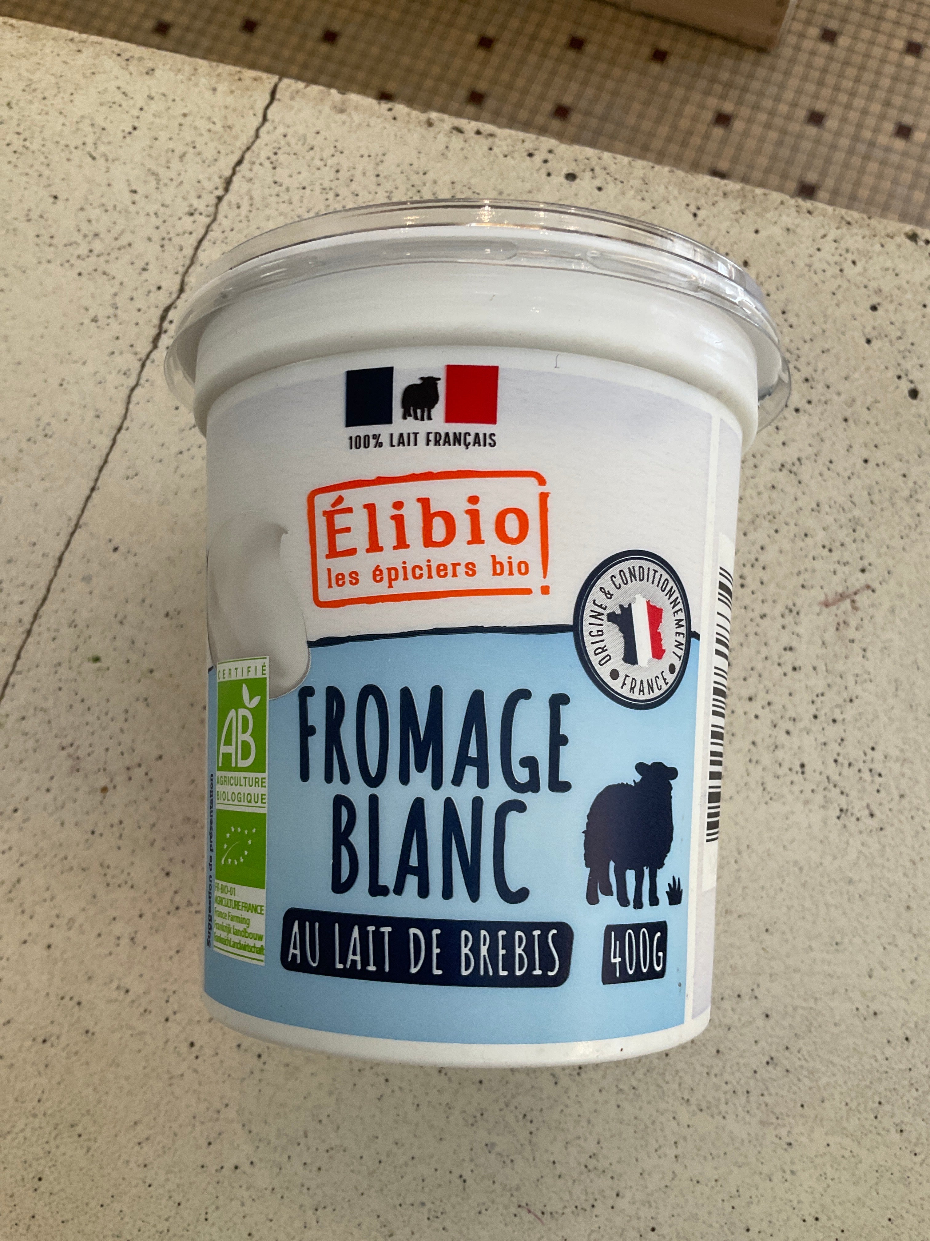 FROMAGE BLANC Elibio 400g