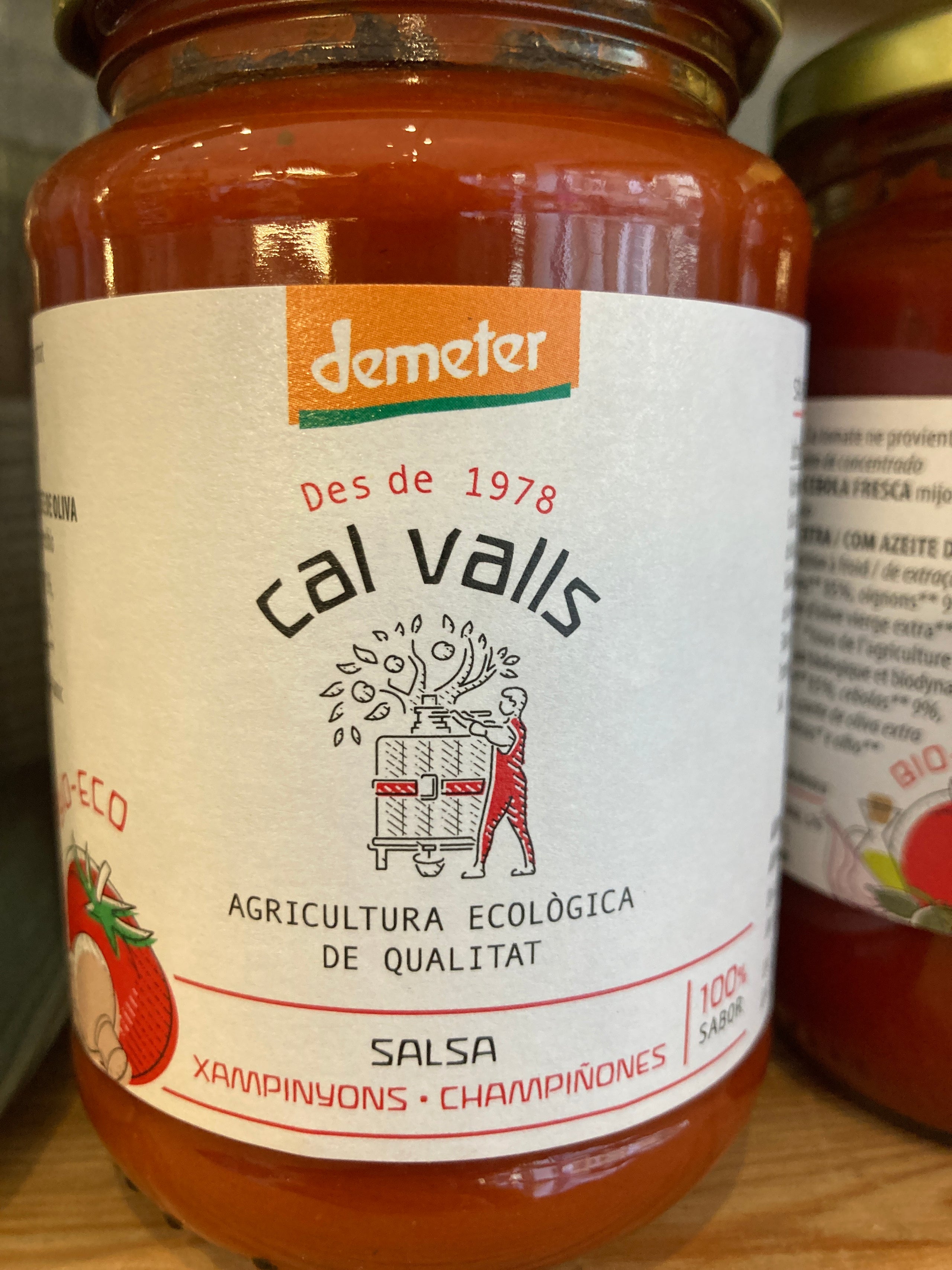 SALSA CHAMPIGNONS - CAL VALLS 350g