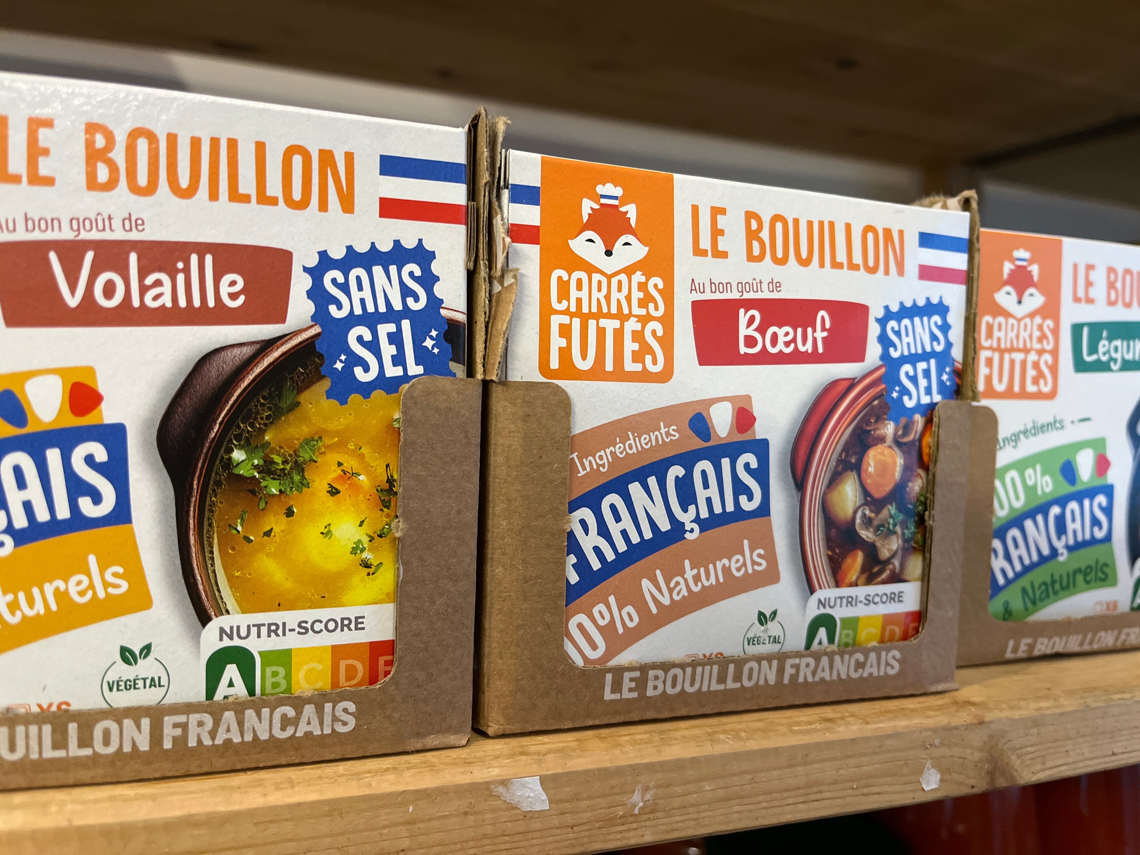 BOUILLON CUBES CARRÉ FUTÉS