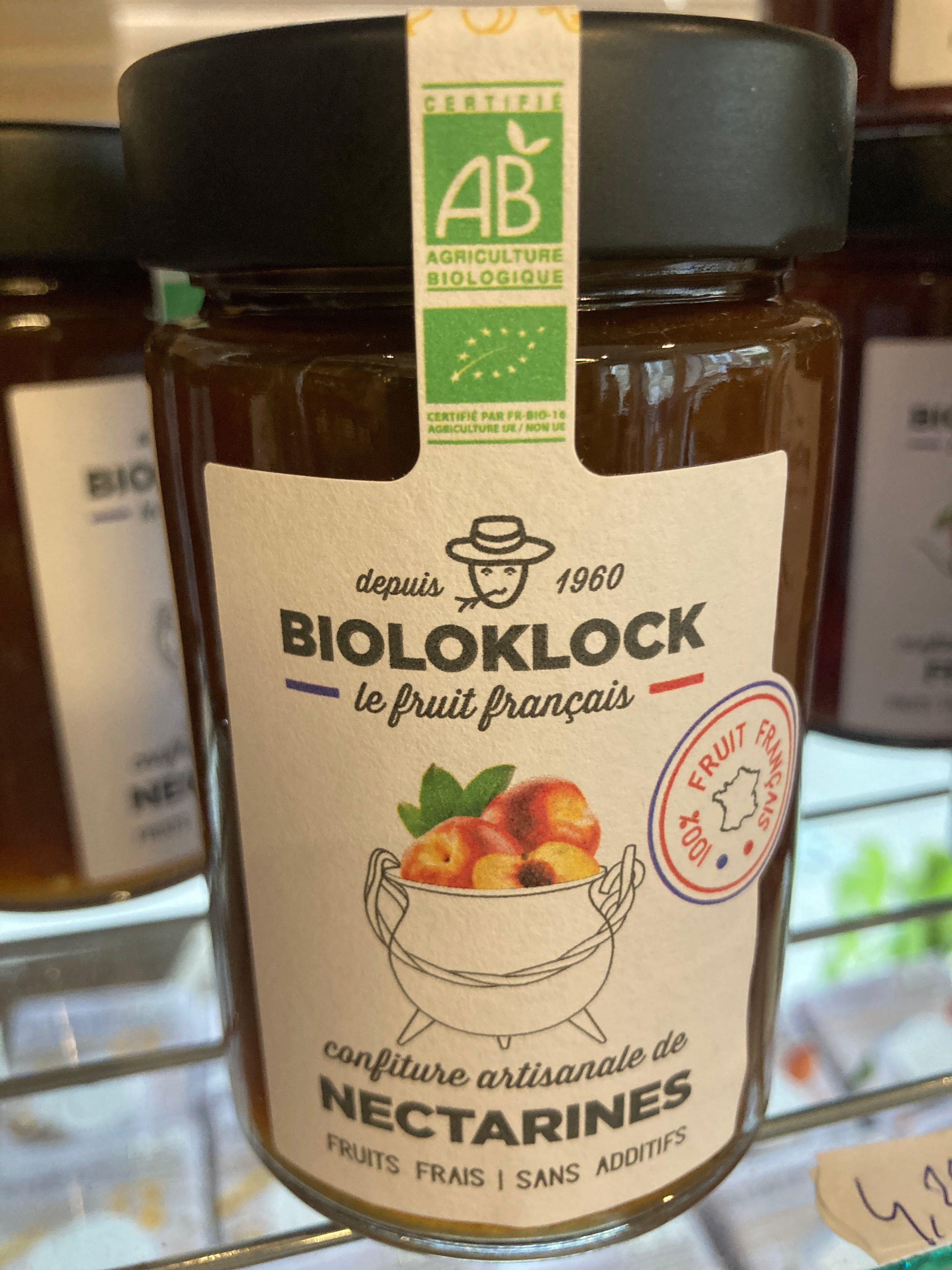 CONFITURE BIOLOKLOCK NECTARINE - 230G