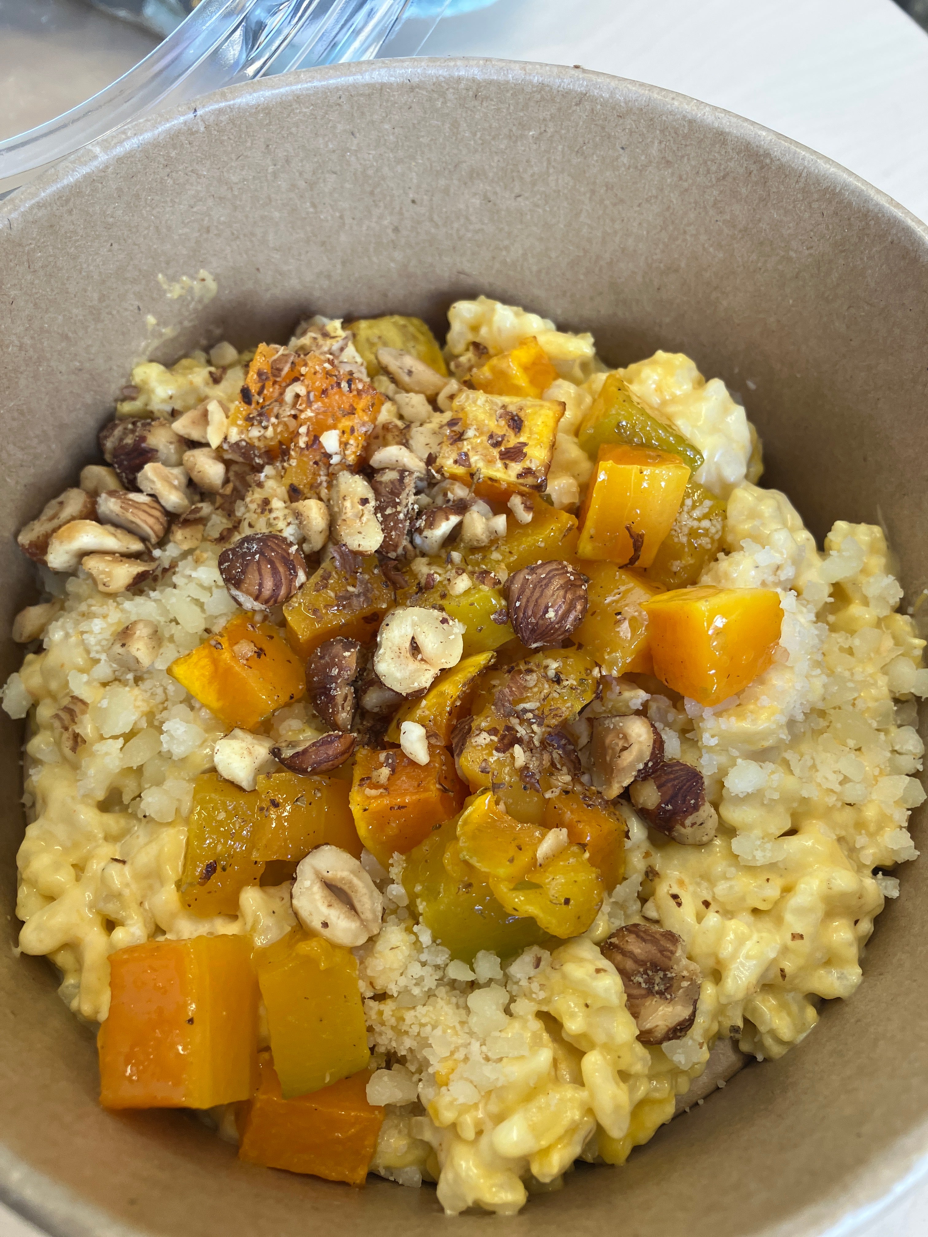 PLAT : RISOTTO COURGE, CHAMPIGNONS PERSILLÉS