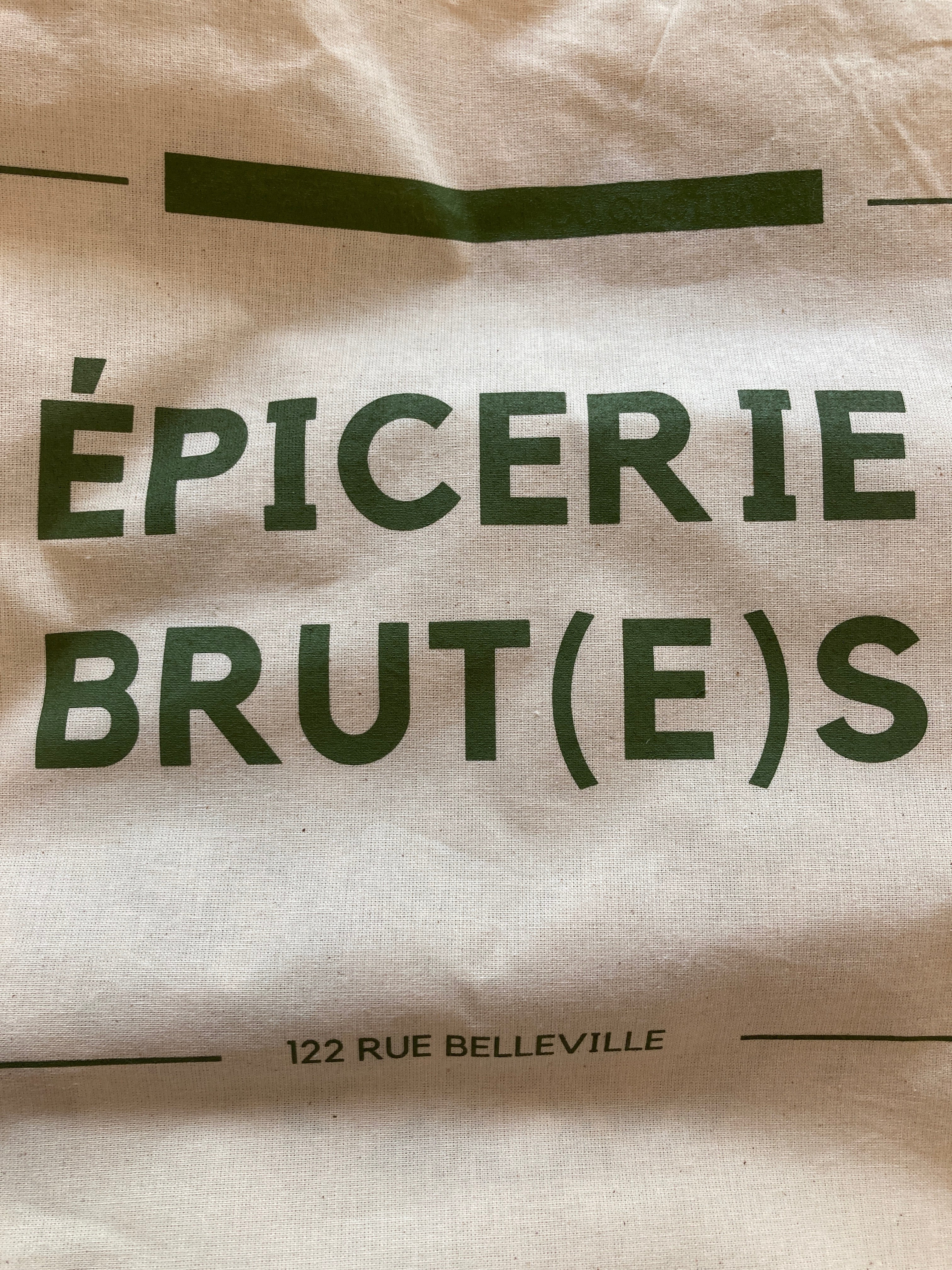 TOTE BAG EPICERIE BRUTES