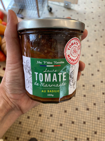 Sauce tomate de marmande basilic