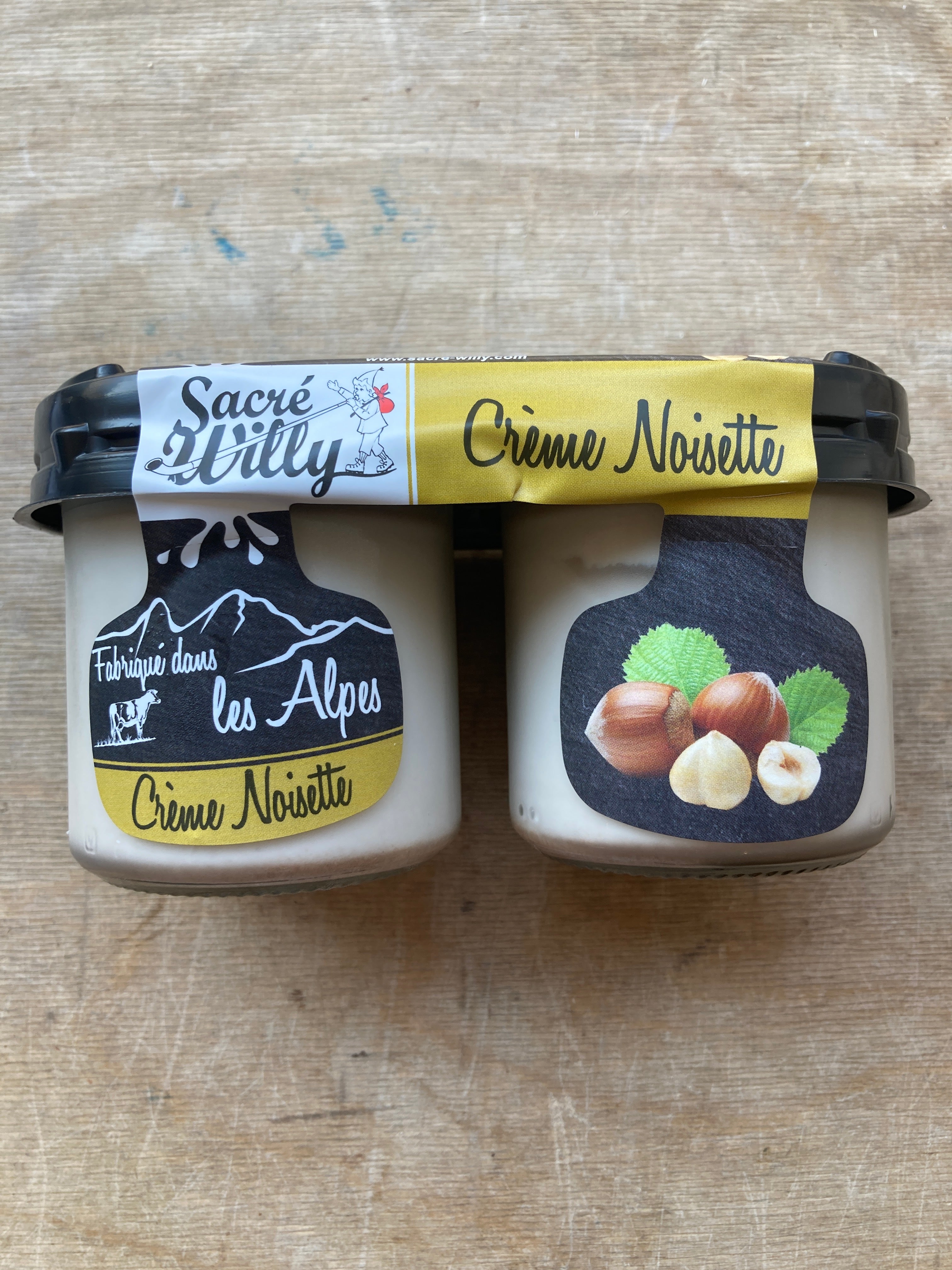 CRÈME Noisette DUO x2 - SACRÉ WILLY
