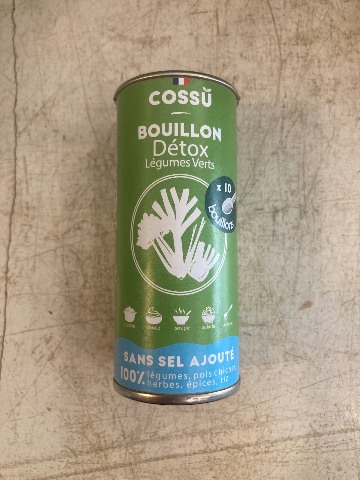Bouillon  DETOX Légumes verts  - Cossu 40gr