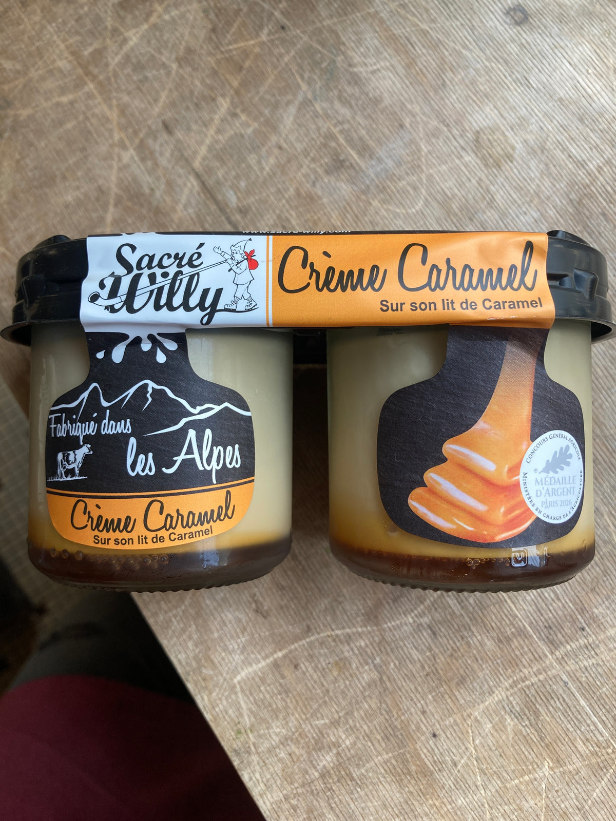 CRÈME CARAMEL DUO 2x125G - SACRÉ WILLY