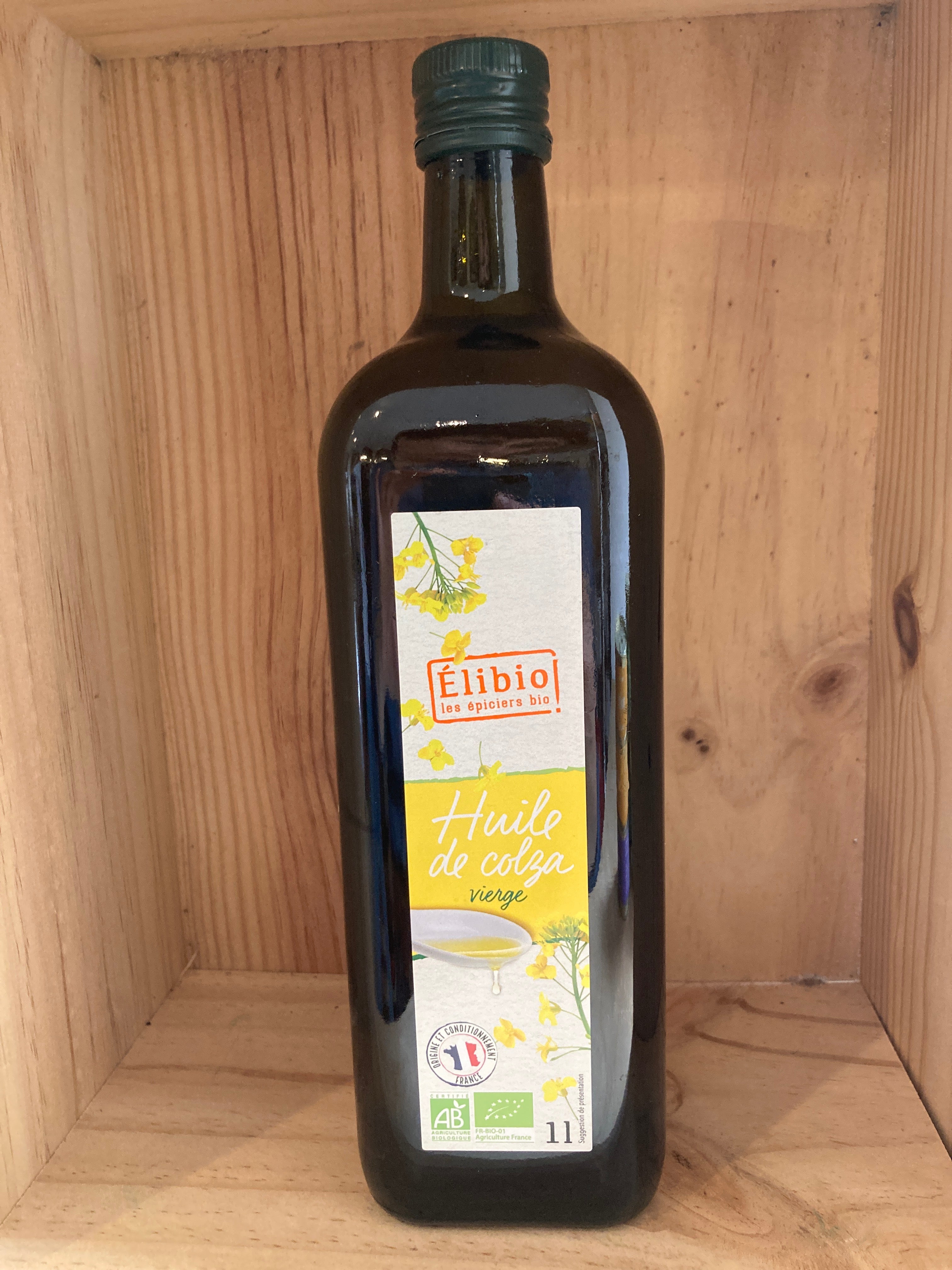 HUILE DE COLZA VIERGE LITRE - ELIBIO
