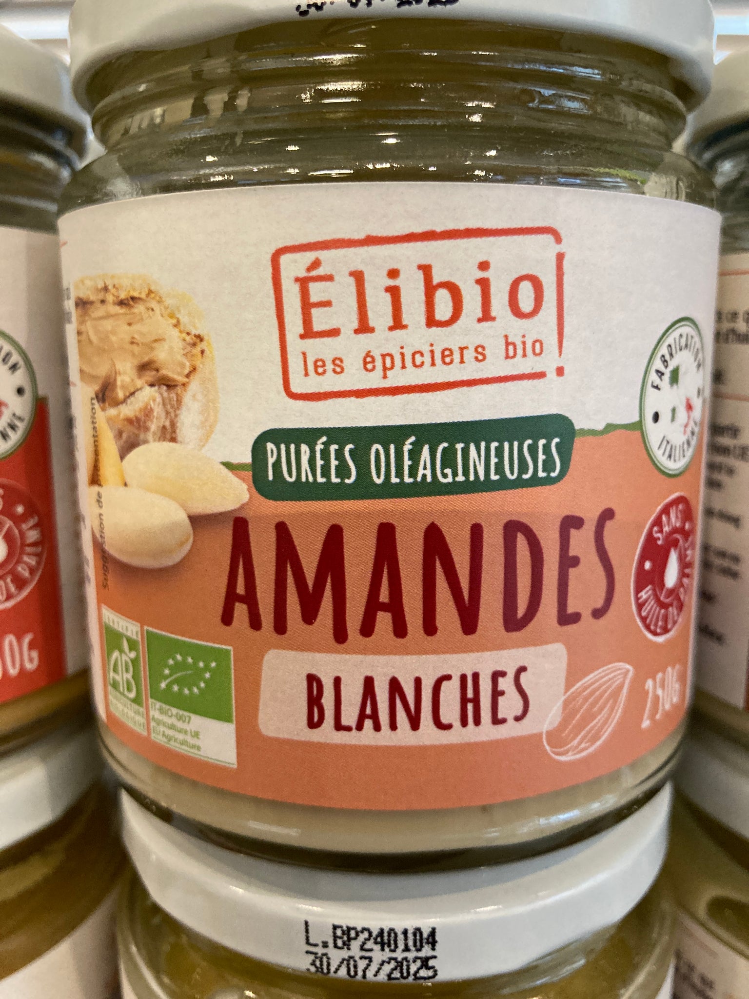 PUREE D’AMANDES BLANCHES - ELIBIO