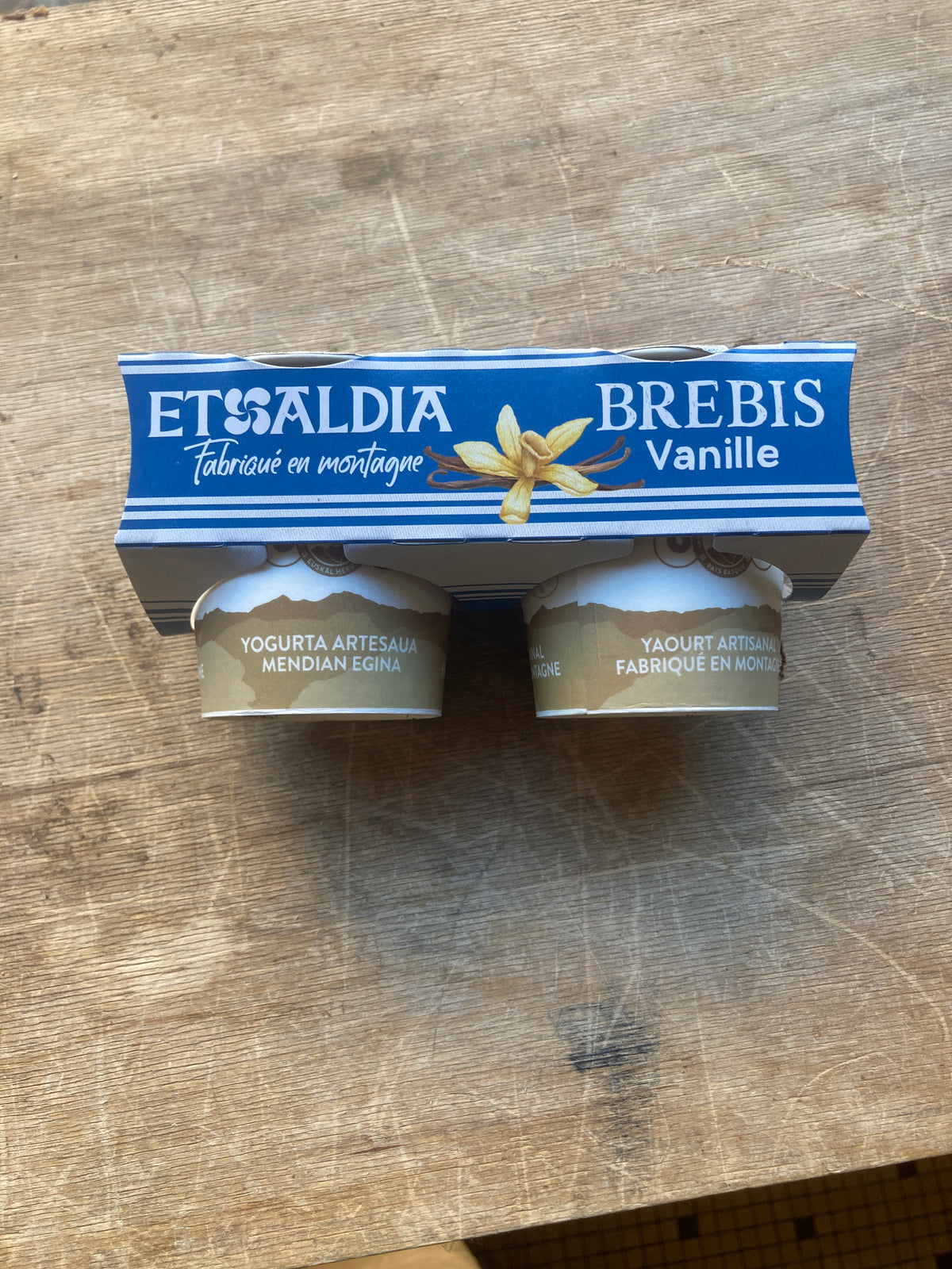 ETXALDIA - yaourt brebis vanille
