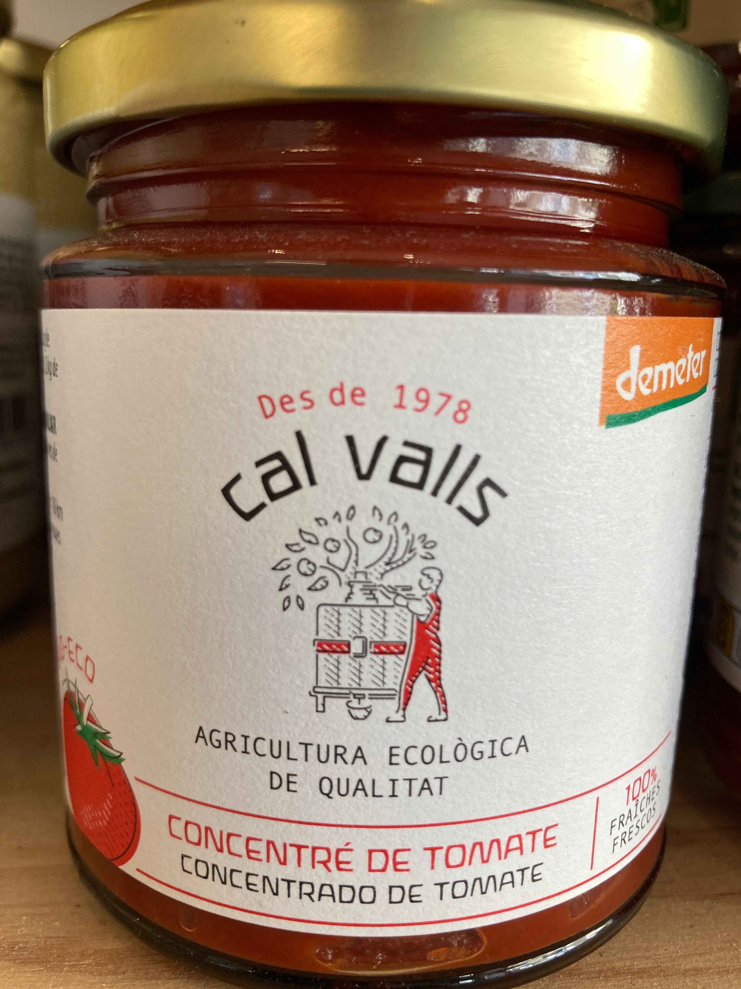 CONCENTRE DE TOMATE - CAL VALLS - 200g