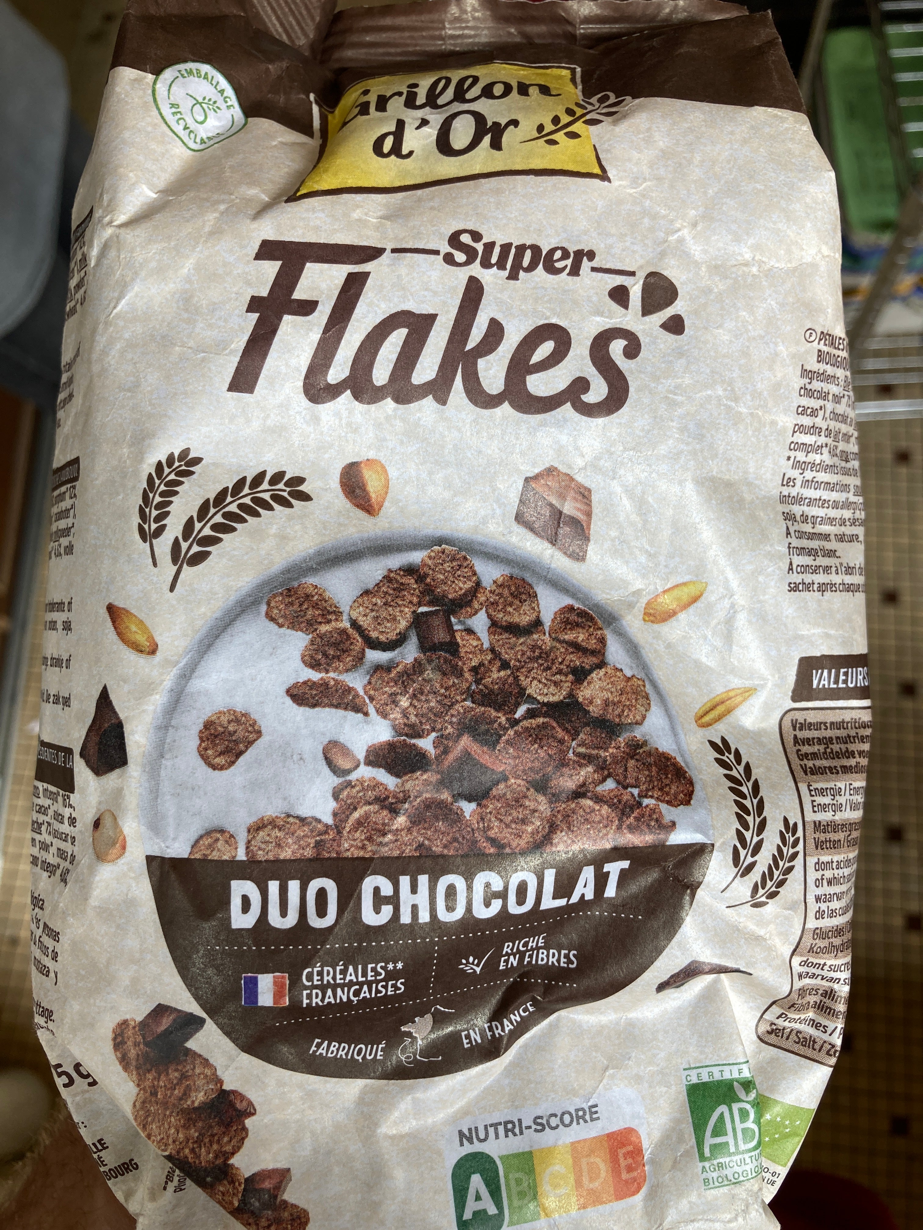 Super Flakes Duo Chocolat - Grillon d’Or