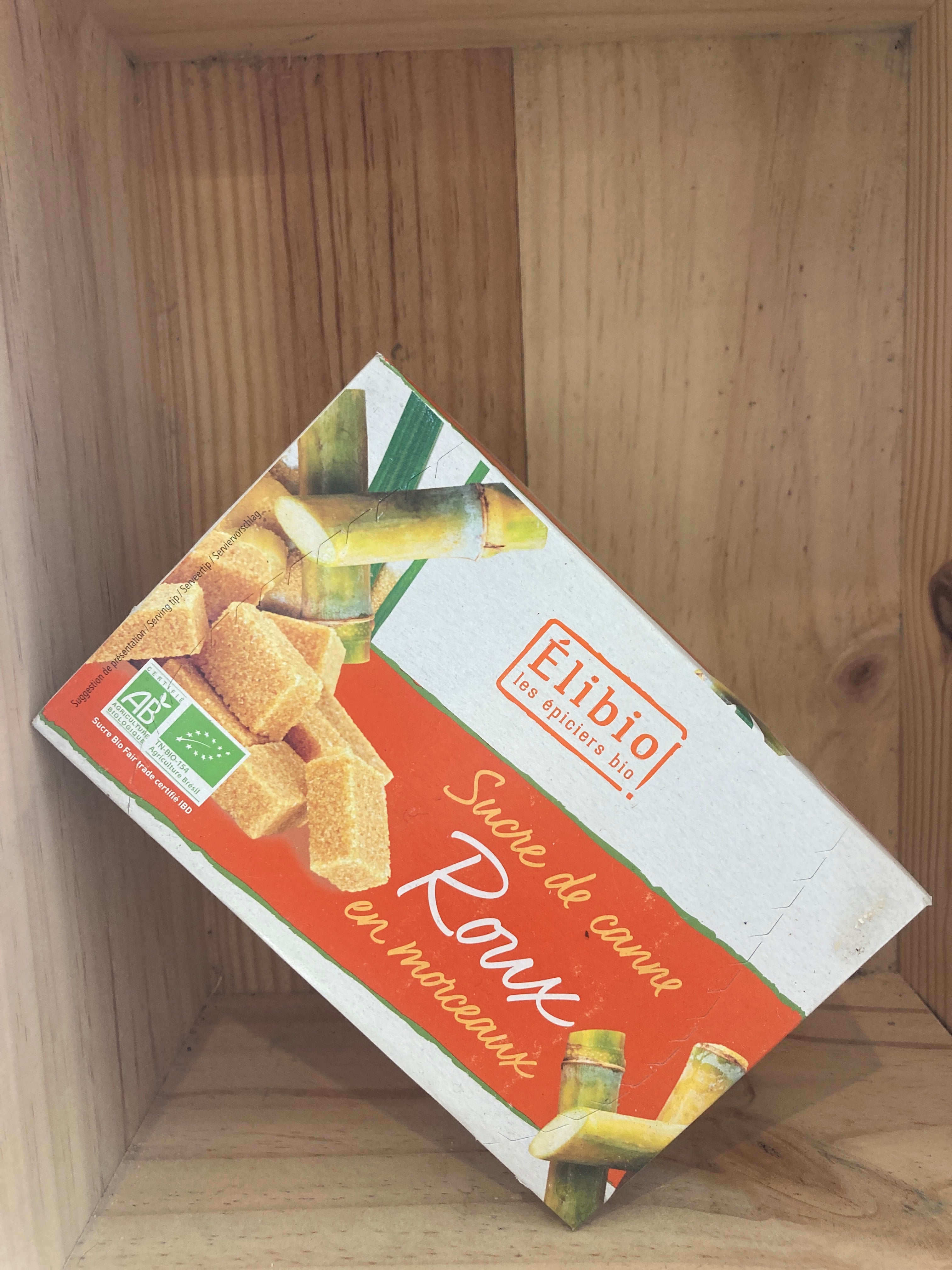 SUCRE DE CANNE ROUX EN MORCEAUX - ELIBIO