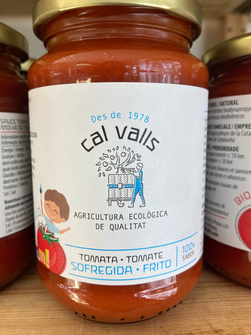 TOMATE SOFREGIDA sans Sel - CAL VALLS 350g