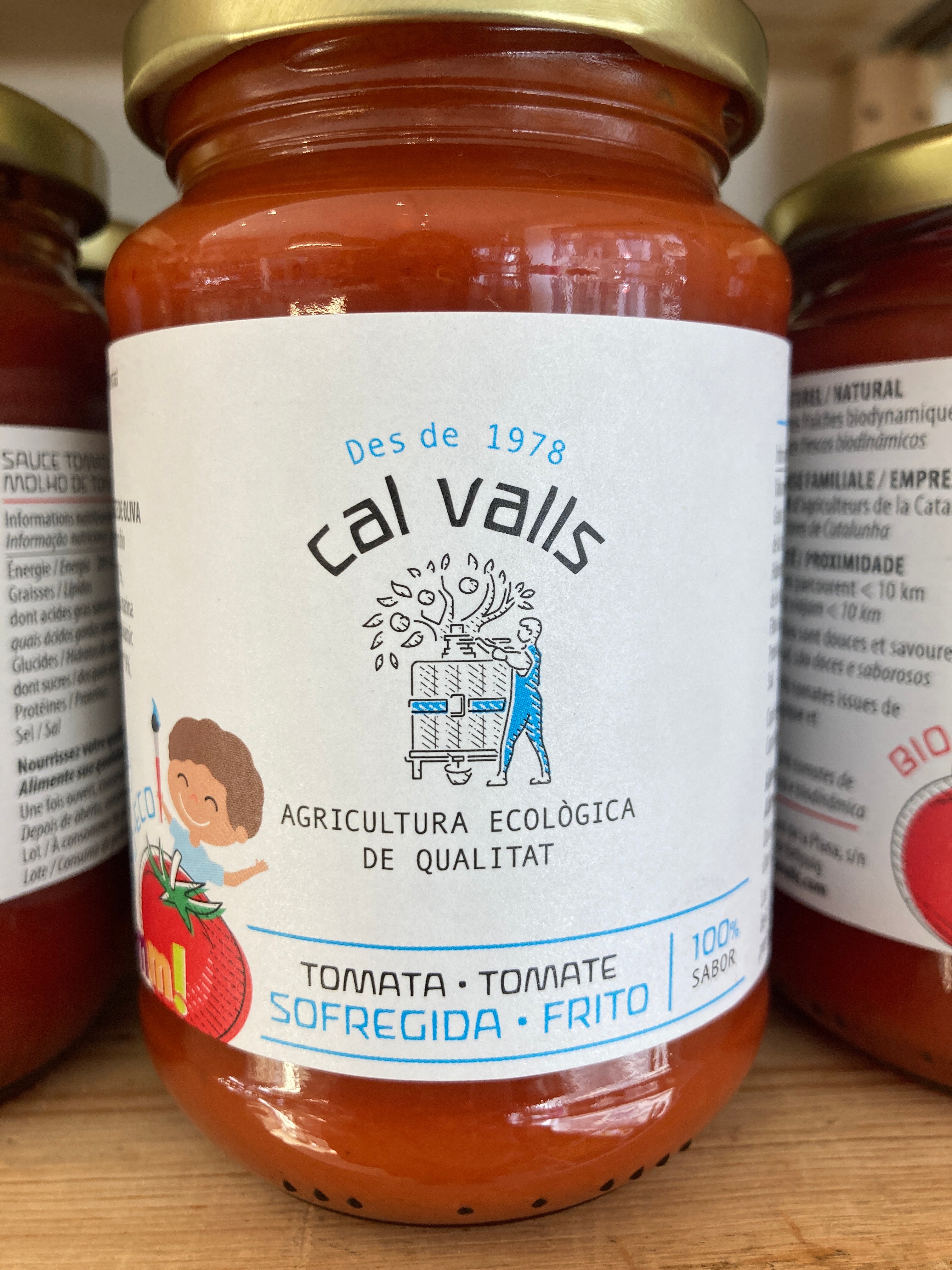TOMATE SOFREGIDA sans Sel - CAL VALLS 350g
