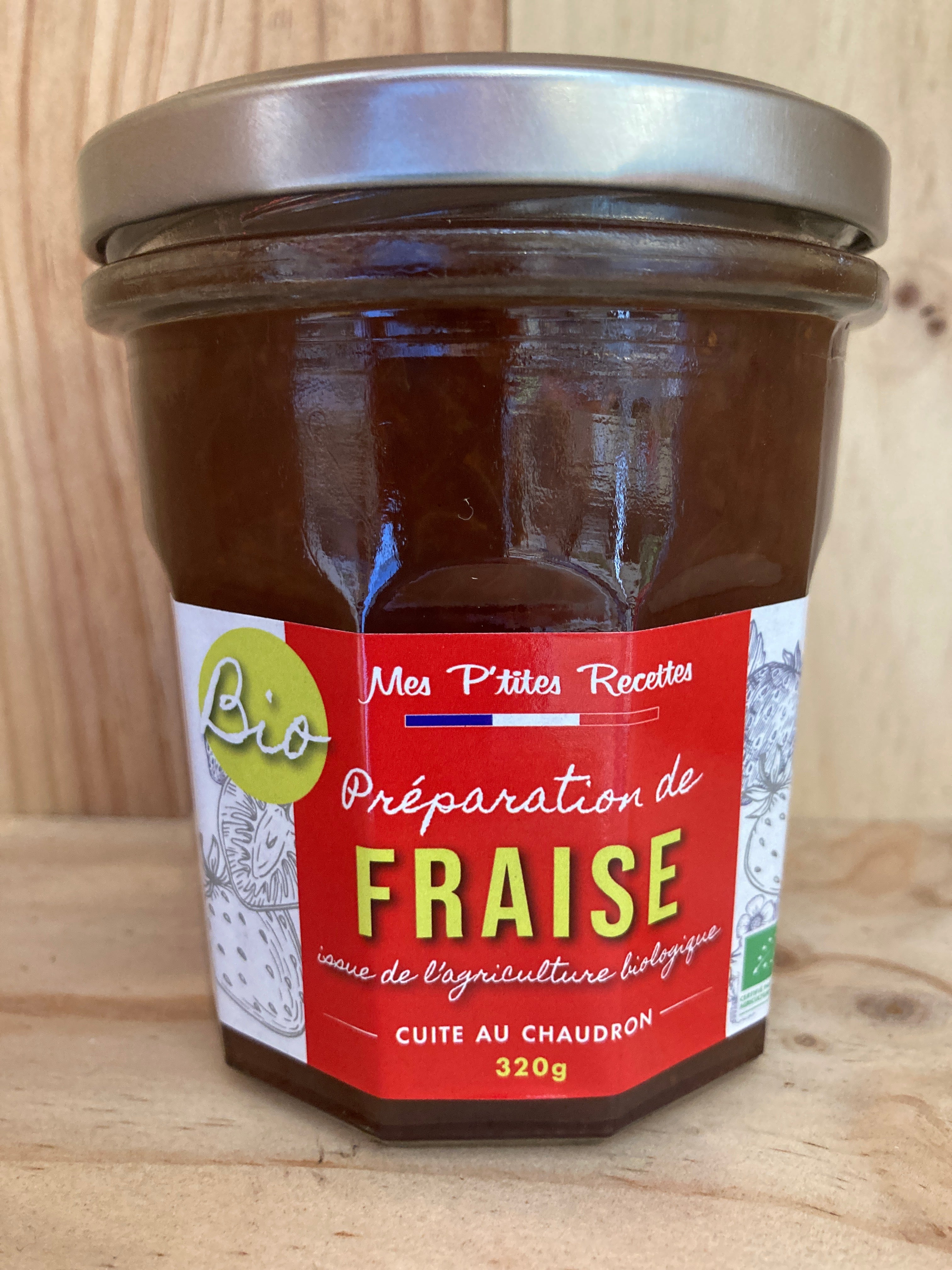 CONFITURE FRAISE 320g Mes P’tites Recettes