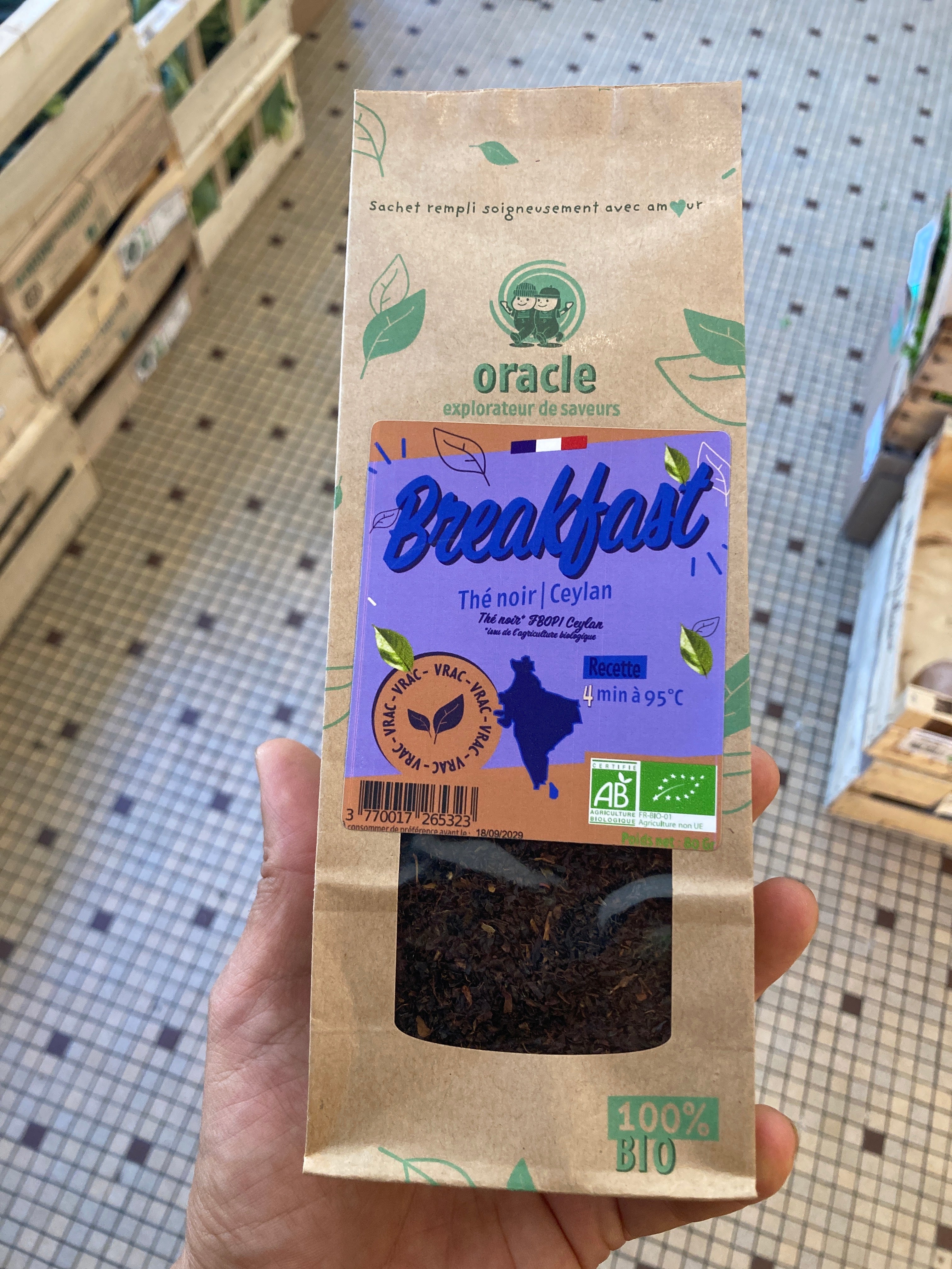 THÉ NOIR CEYLAN BREAKFAST - ORACLE - 80g