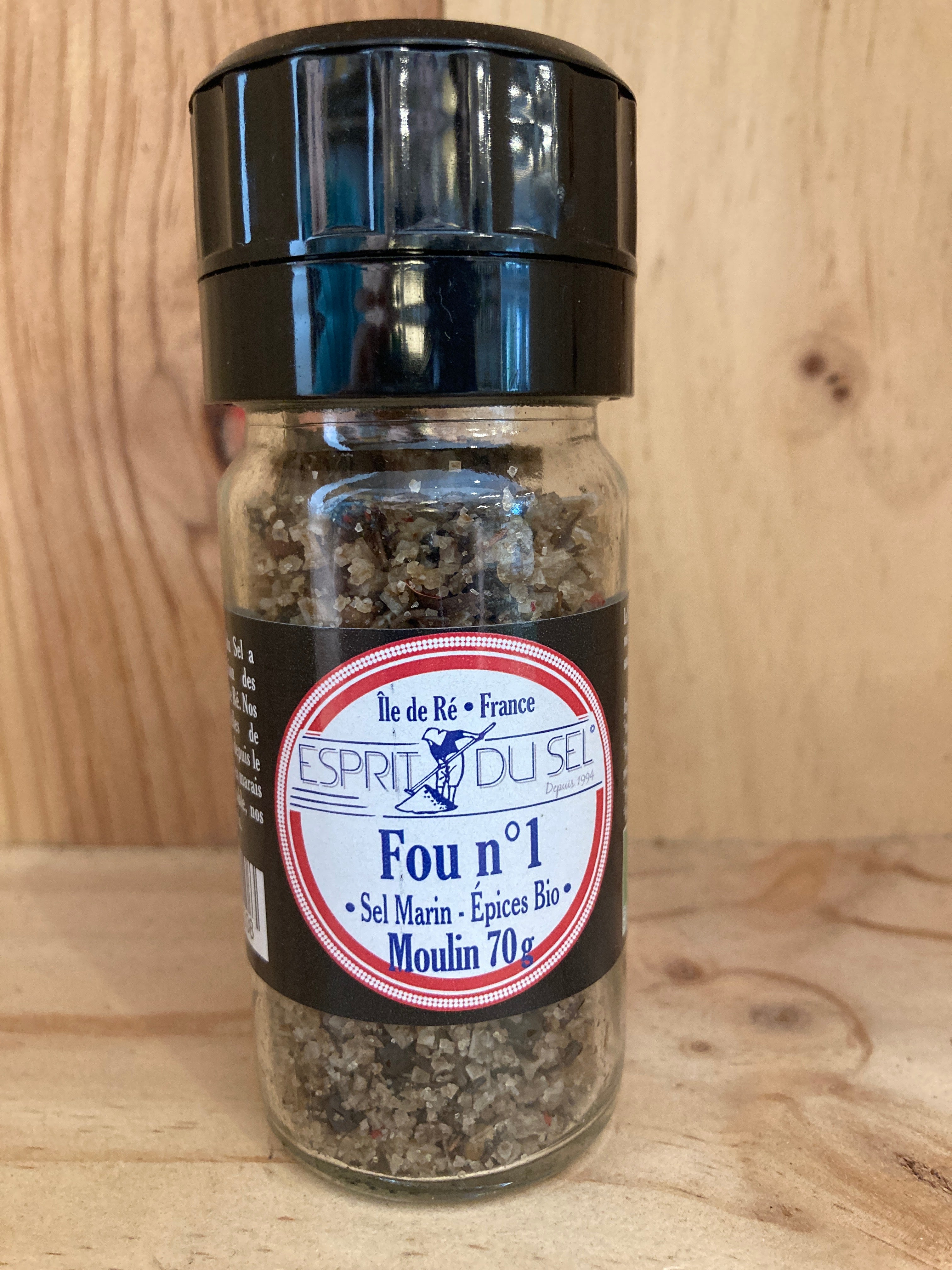 FOU N•1 SEL MARIN EPICES 70G - ESPRIT DU SEL