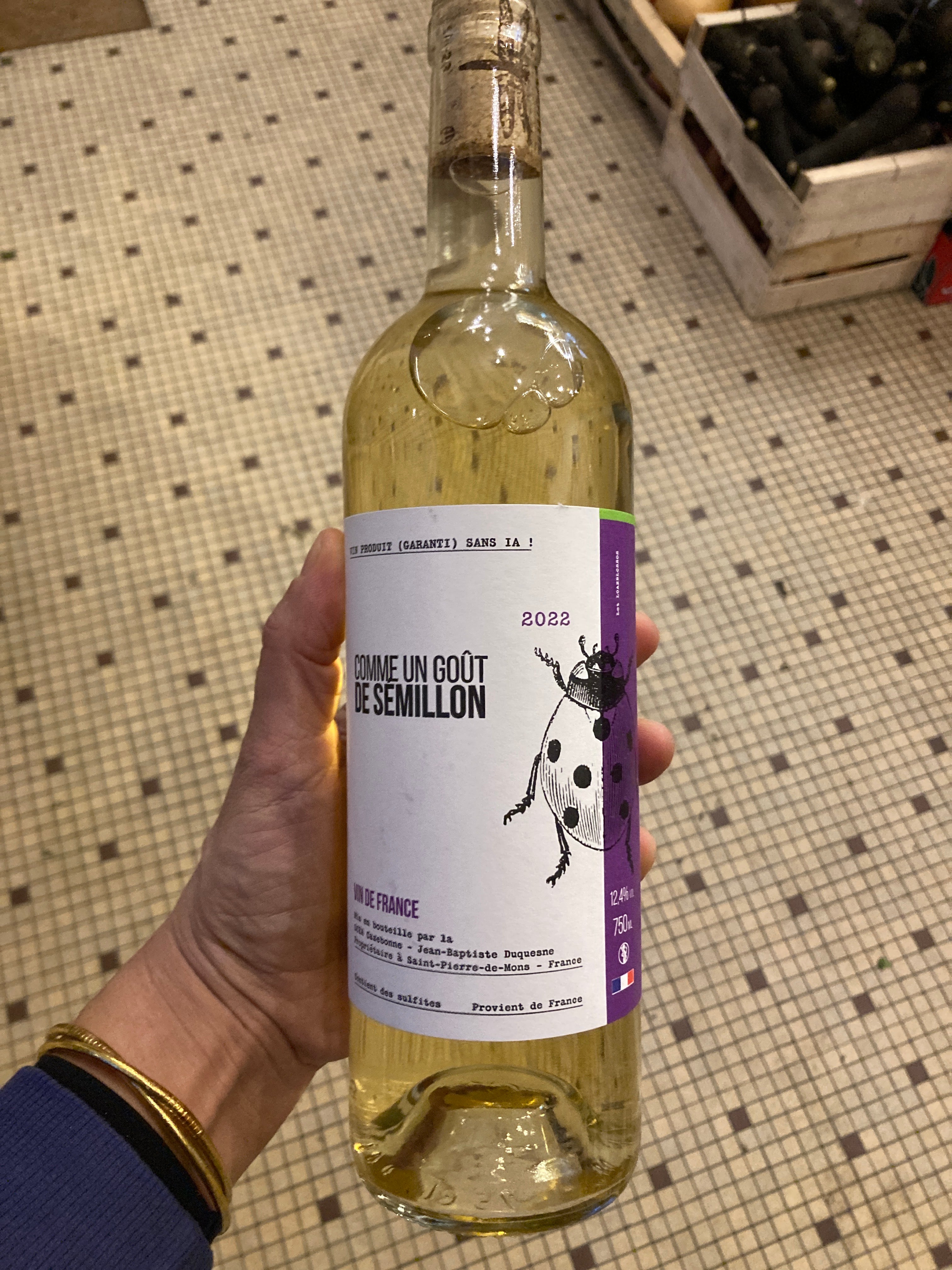 COMME UN GOÛT DE SEMILLON - CAZEBONNE - blanc
