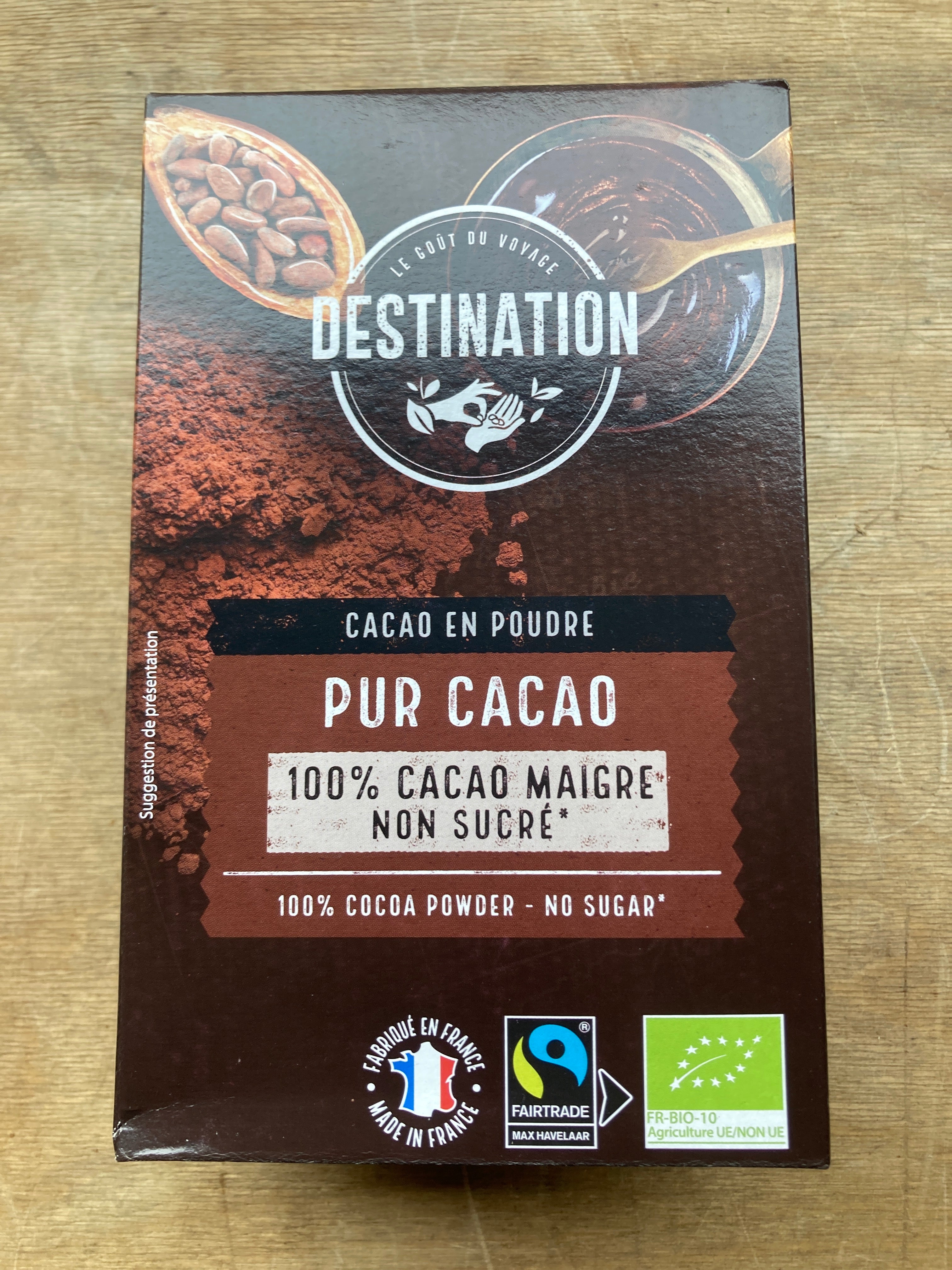 CACAO POUDRE MAIGRE 250g