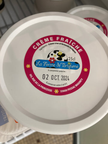 CRÈME FRAÎCHE - FERME DE TARTIFUME