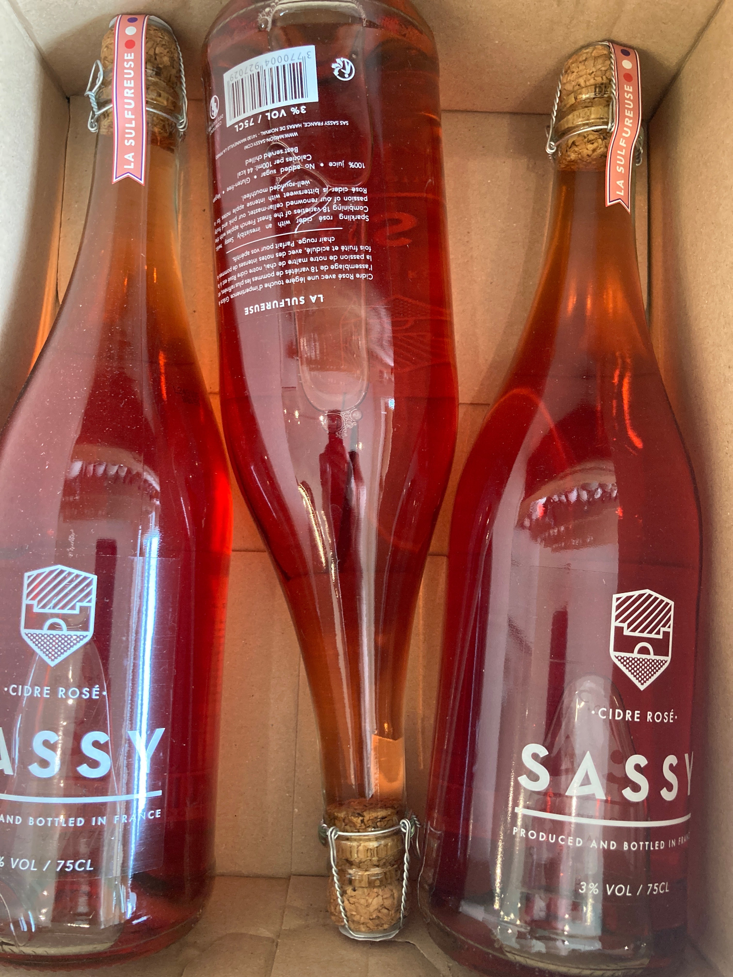SASSY - CIDRE ROSE 75cl