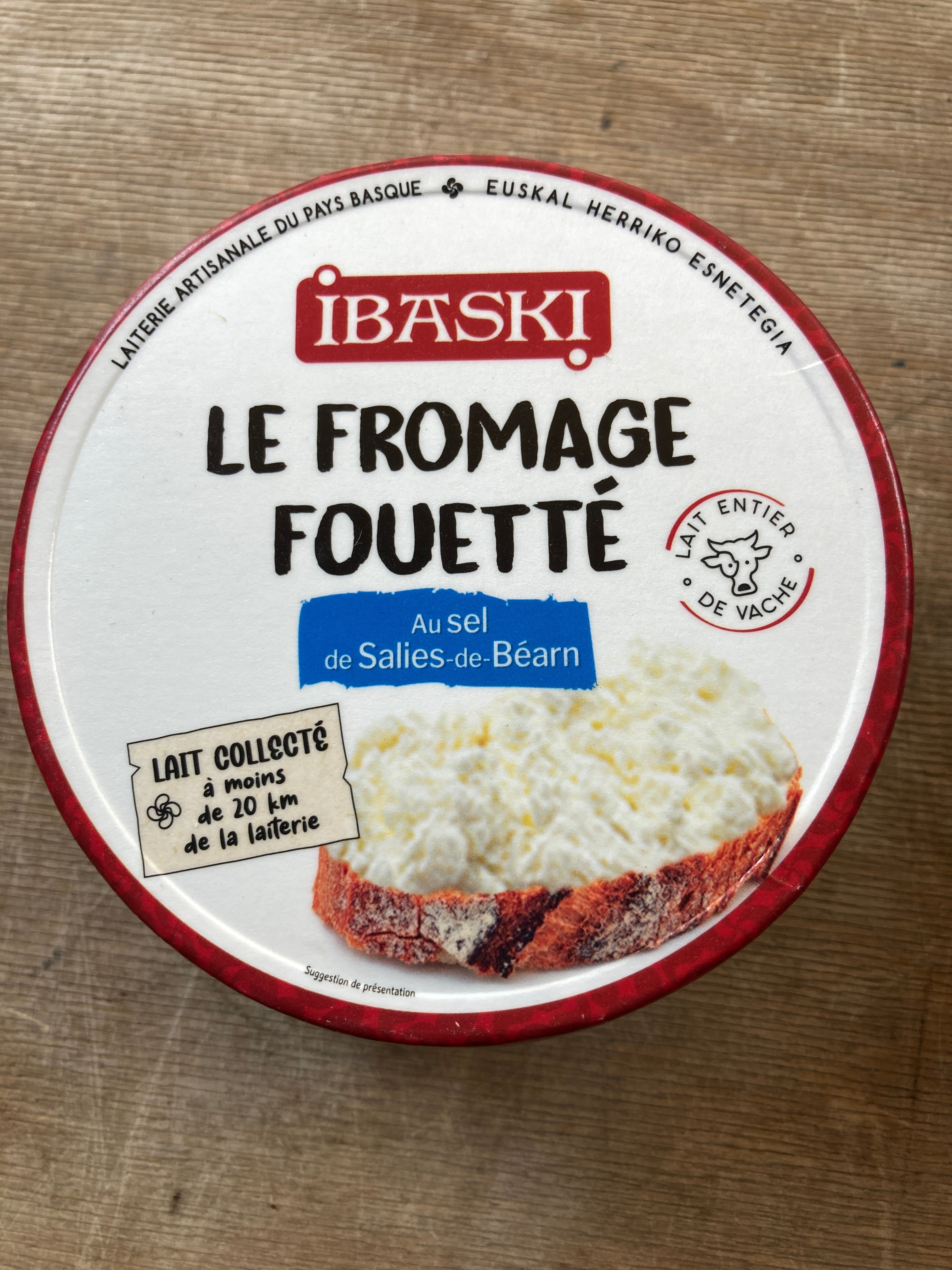 LE FROMAGE FOUETTÉ - Sel de Salies-de-Bearn - IBASKI