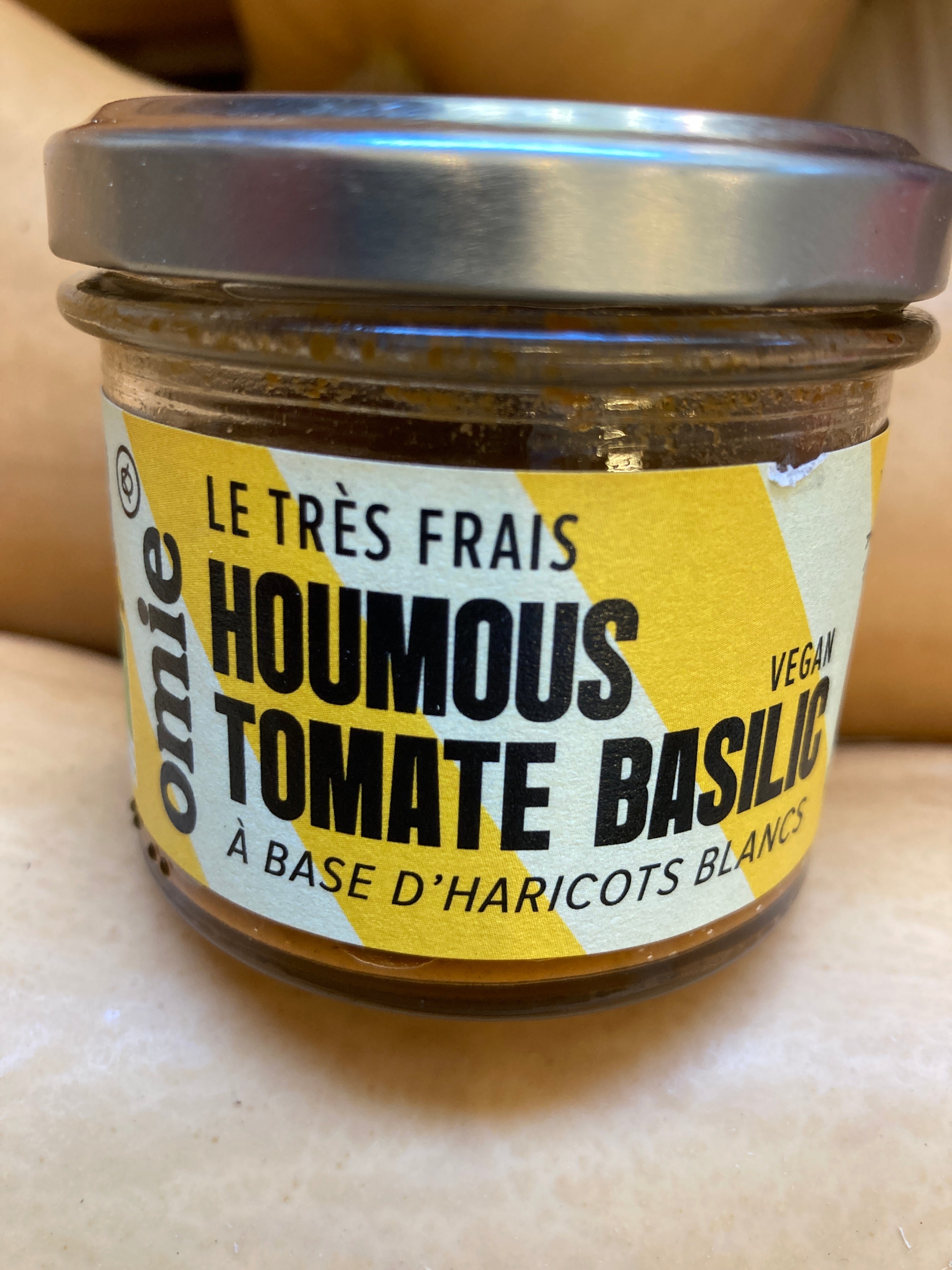 Houmous tomate basilic