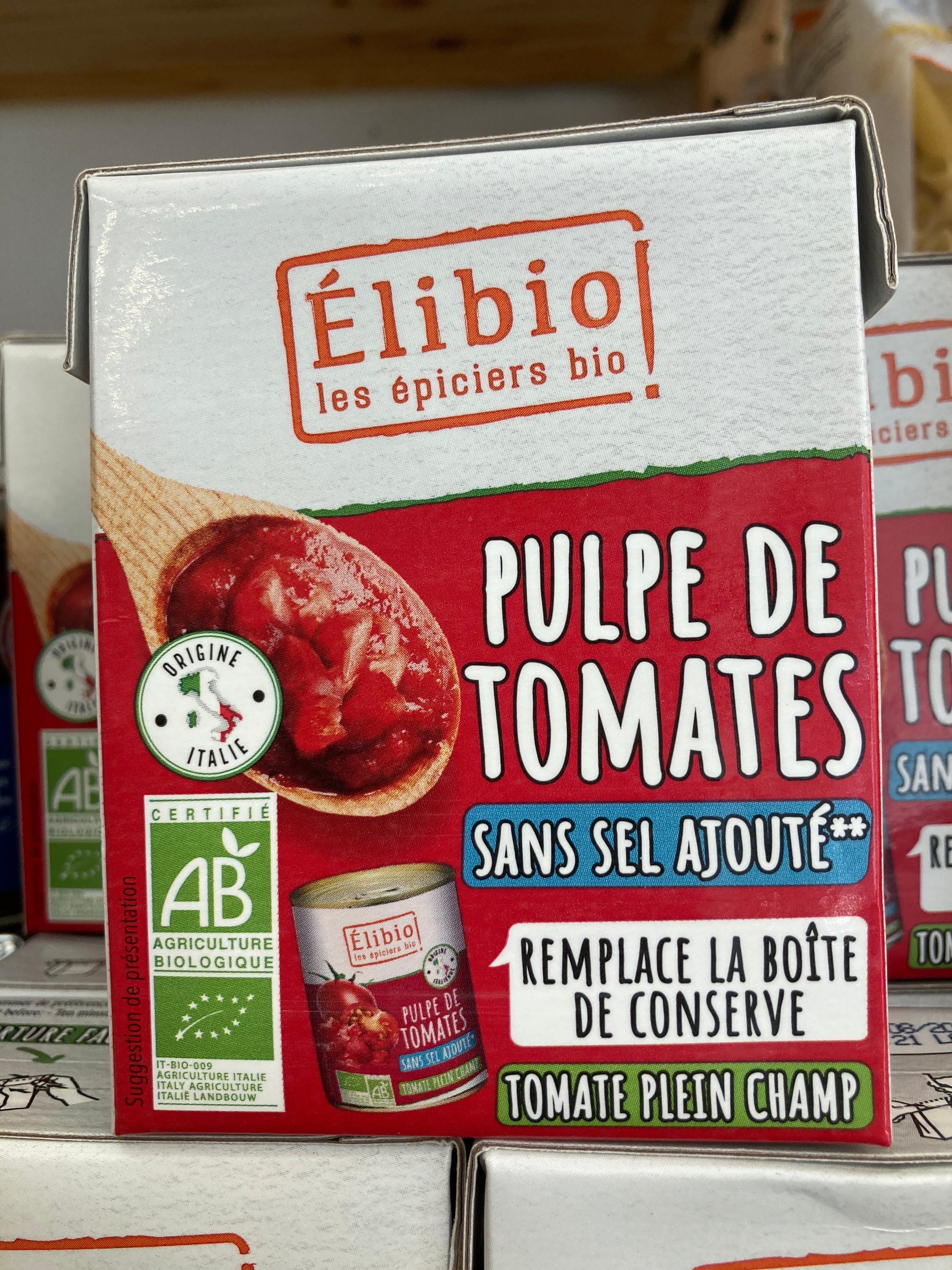 PULPE DE TOMATES 400G - ELIBIO