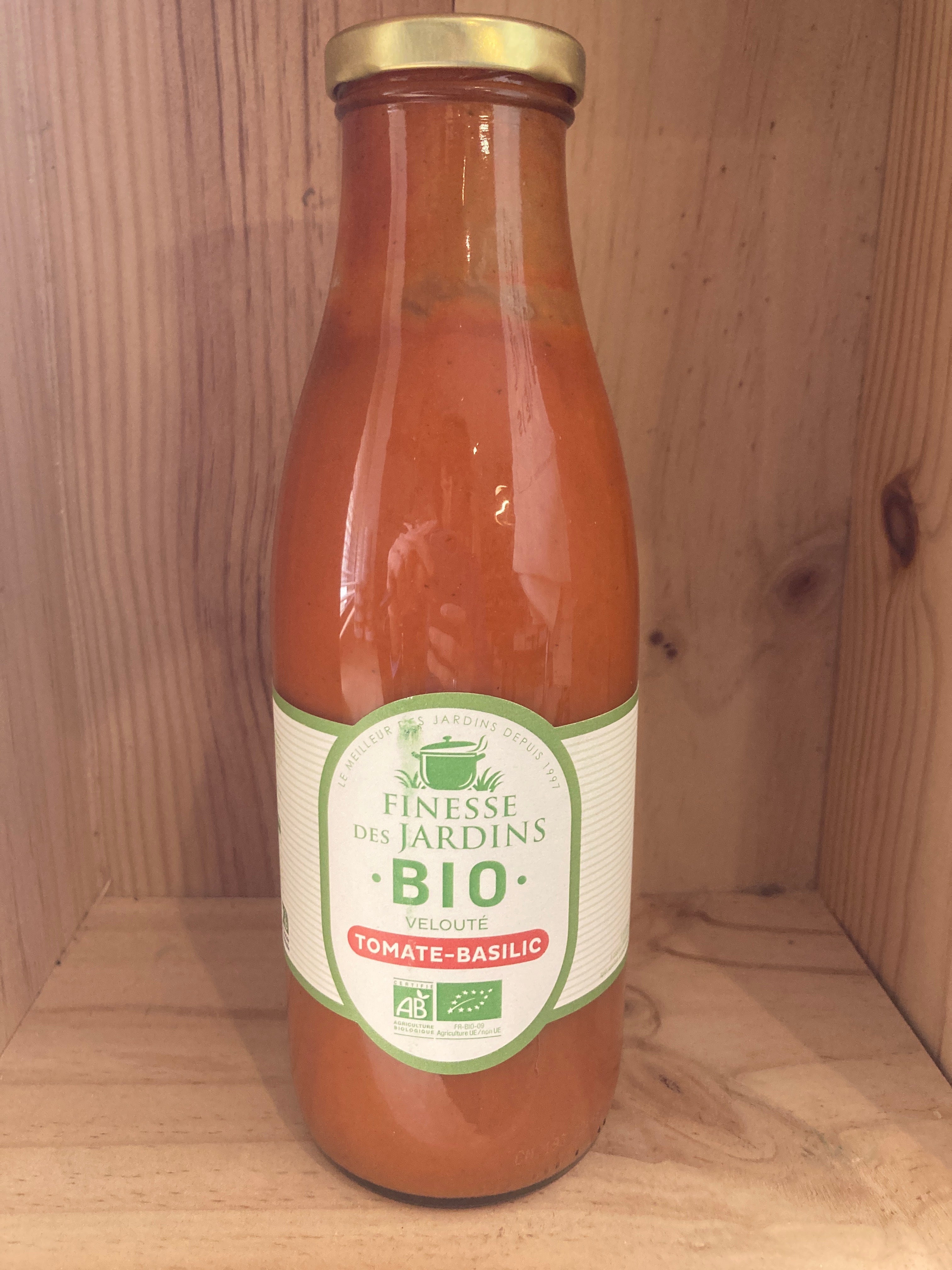 VELOUTE TOMATE BASILIC - FINESSE DES JARDINS