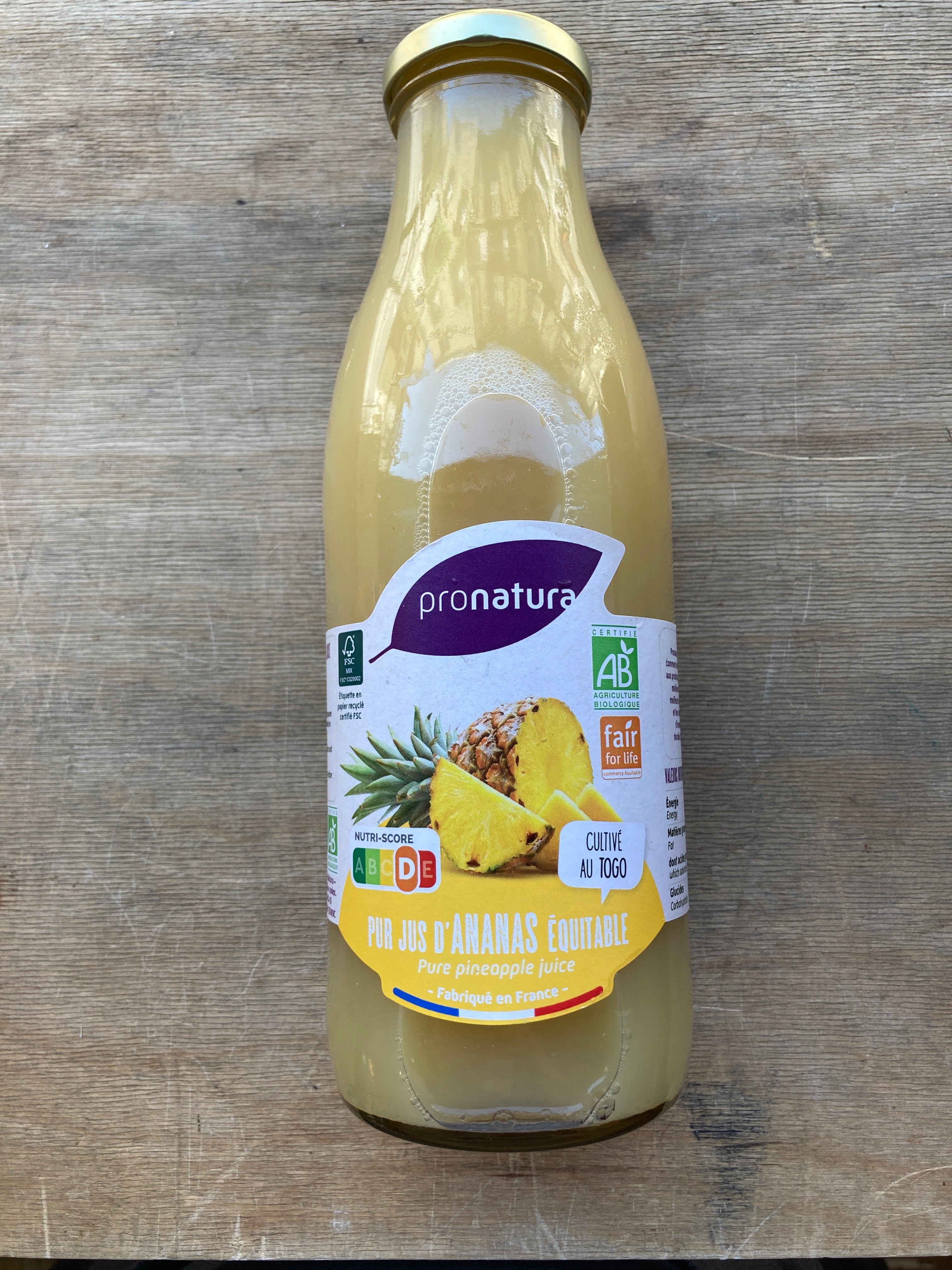 JUS D’ANANAS - PRONATURA