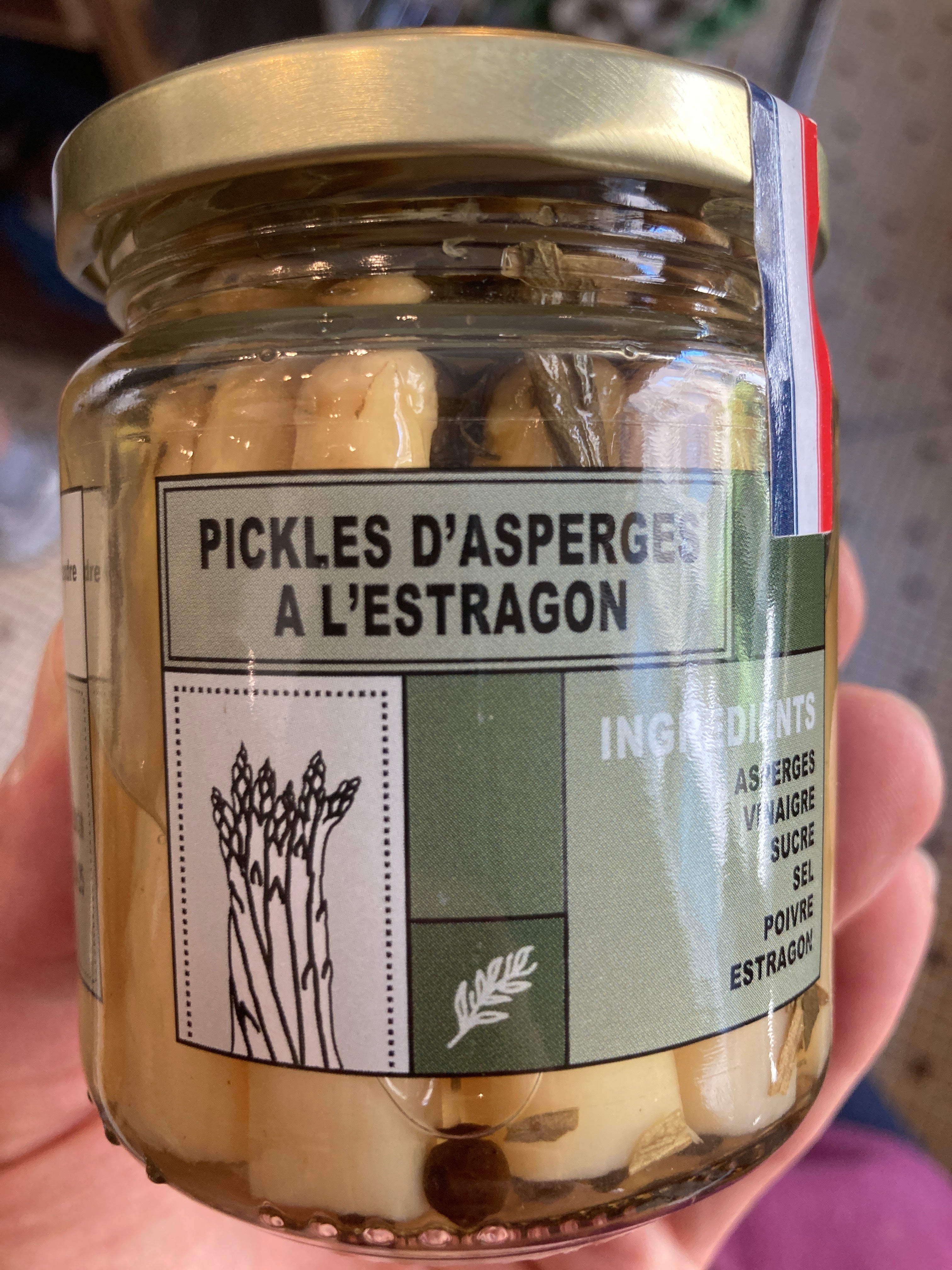 Pickles asperges estragon