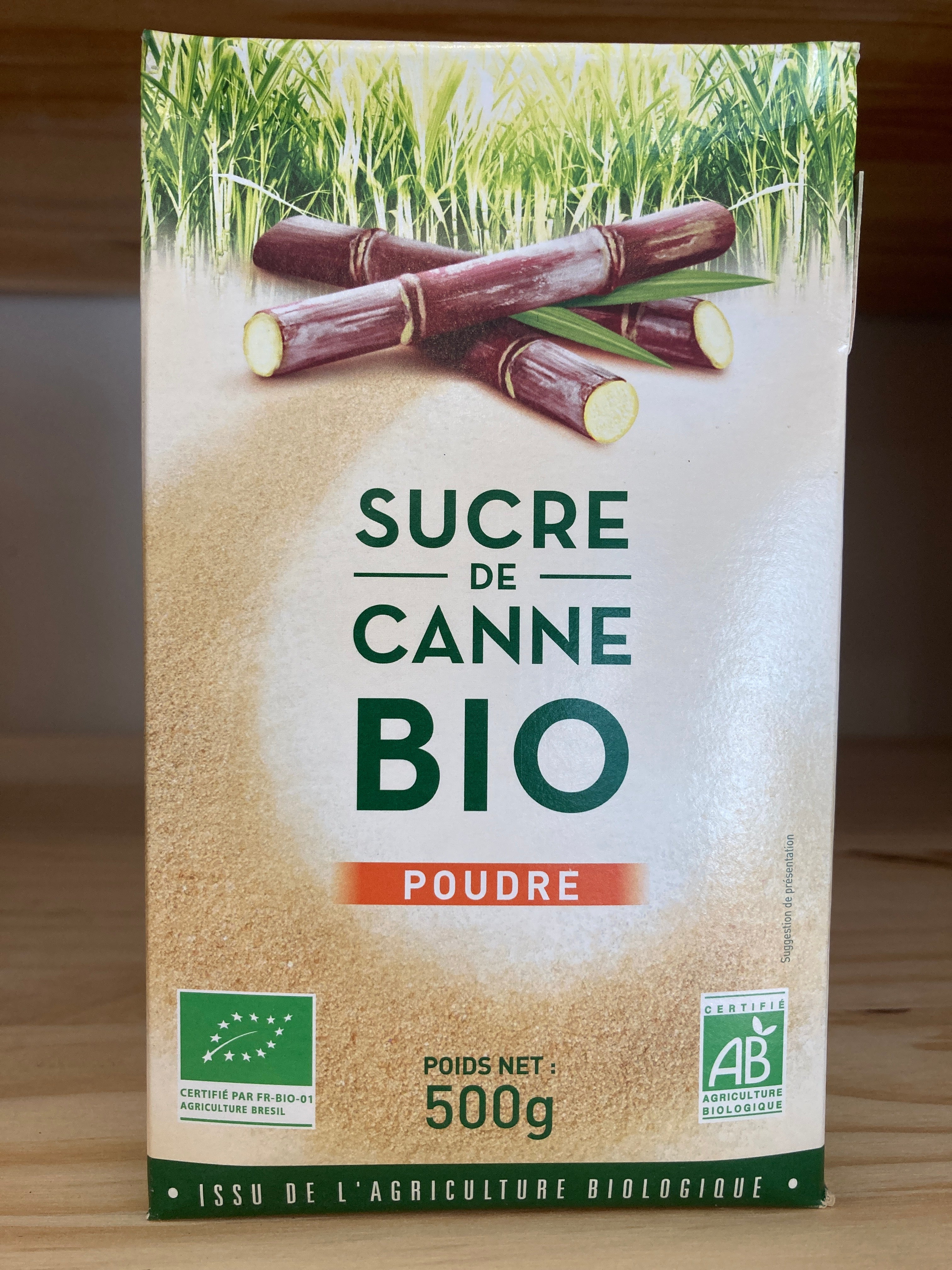 SUCRE DE CANNE 500G BEC VERSEUR - L&H