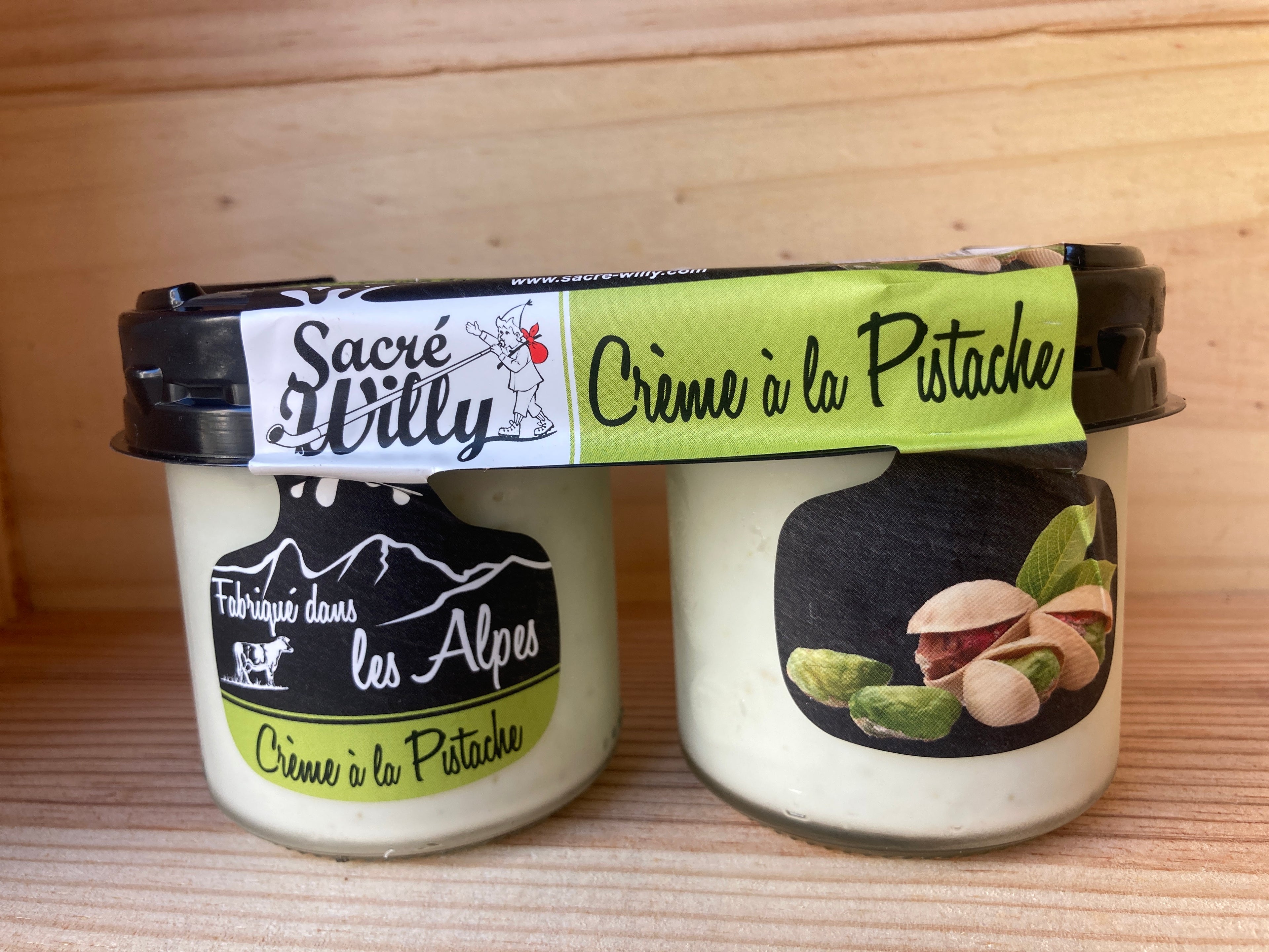 CRÈME PISTACHE DUO 2x125G - SACRÉ WILLY