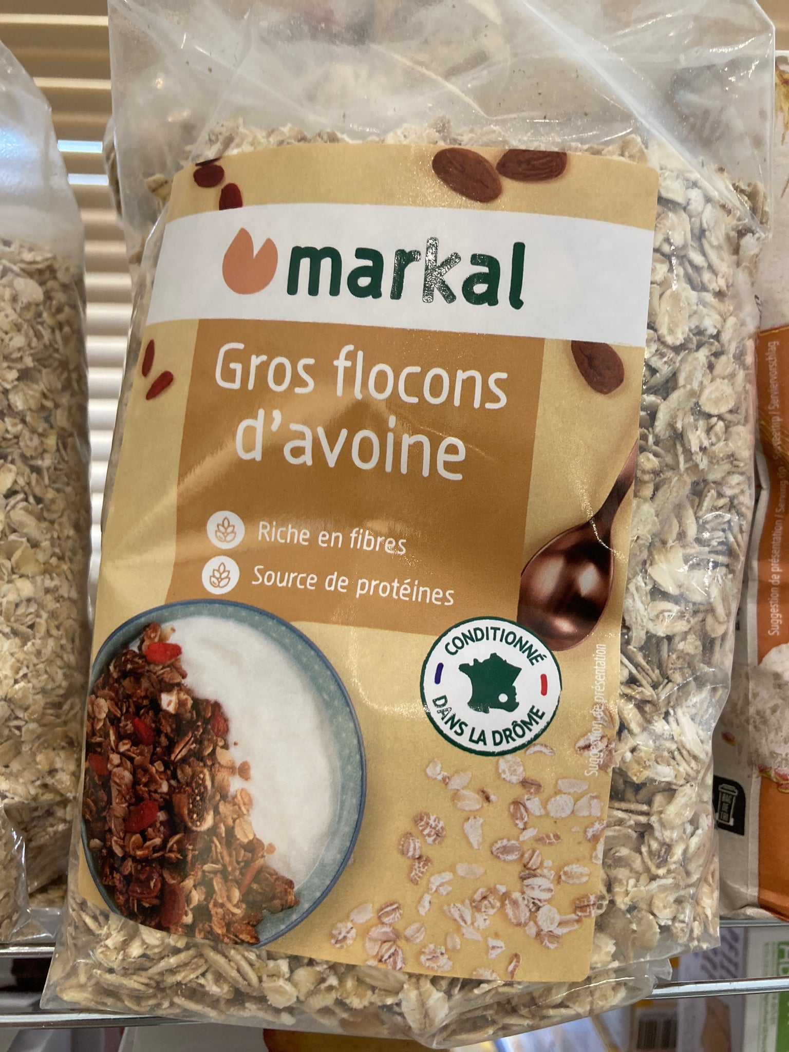 GROS FLOCON D’AVOINE - MARKAL - 500g