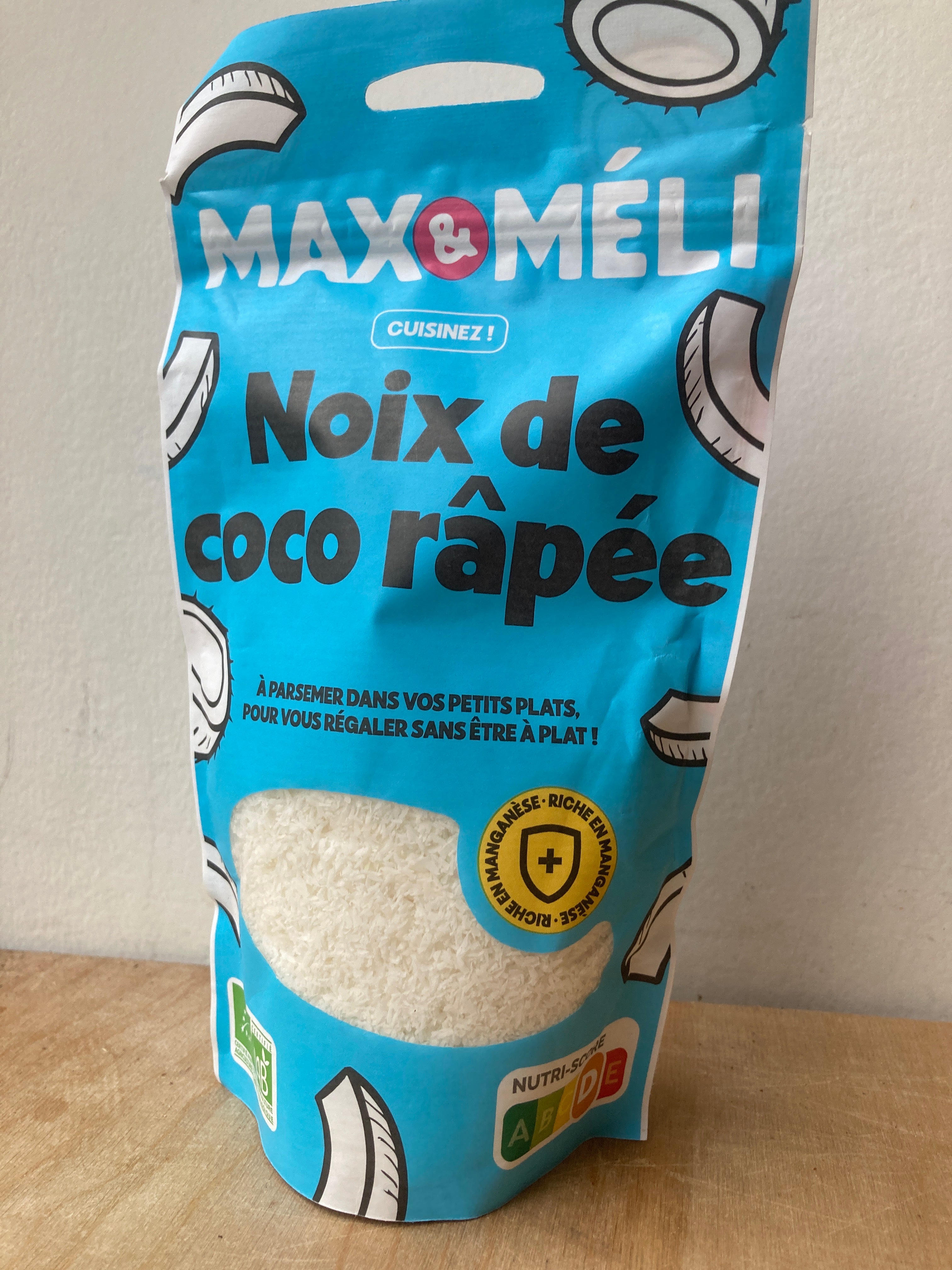 Noix de coco râpée - max et meli