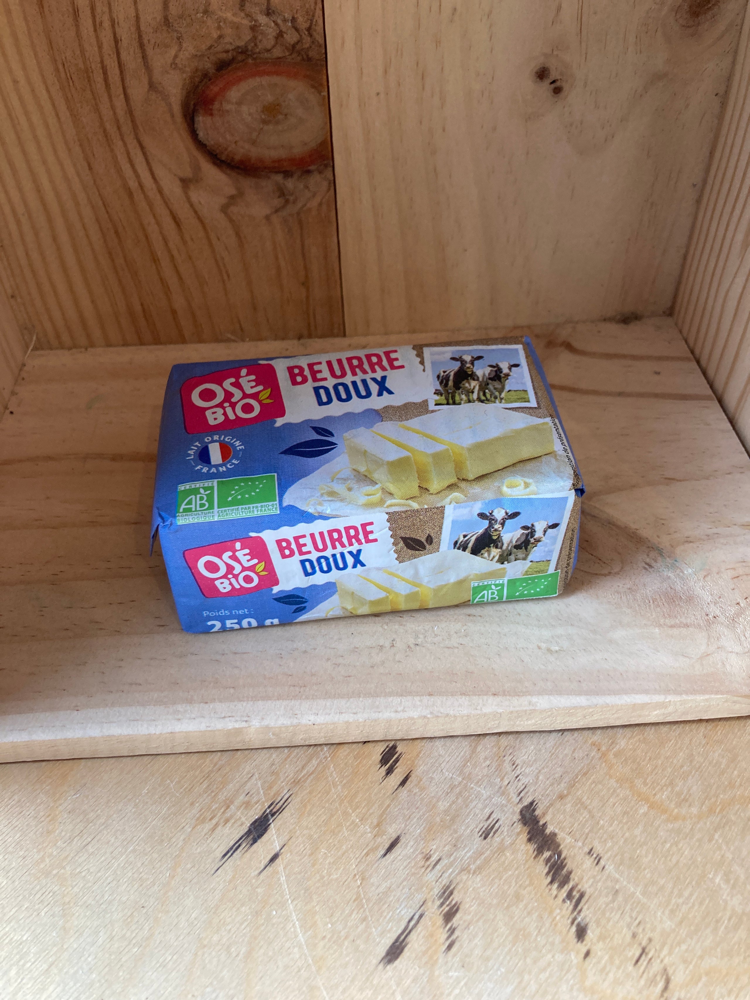 Beurre doux osé bio