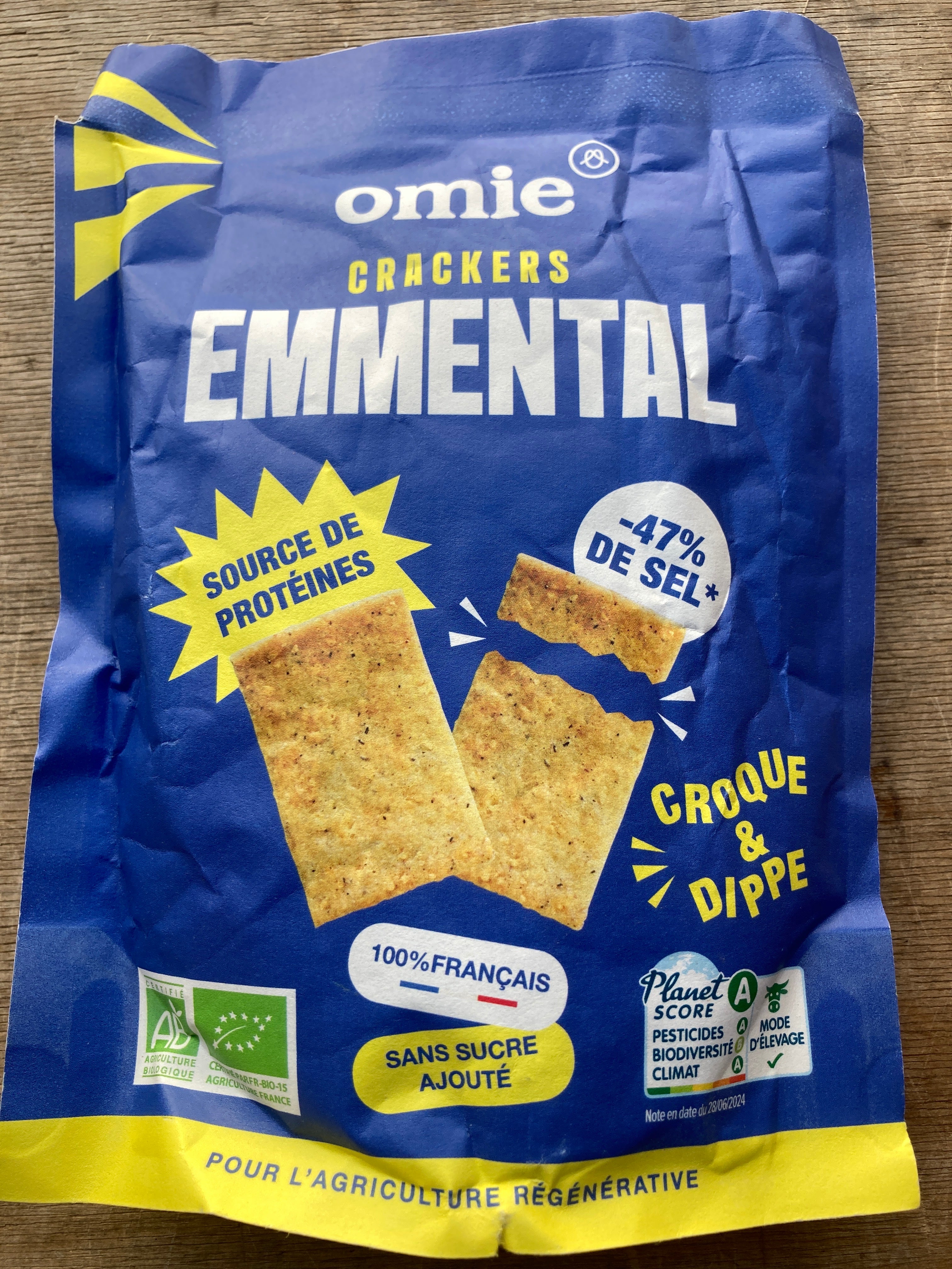 OMIE Crackers EMMENTAL
