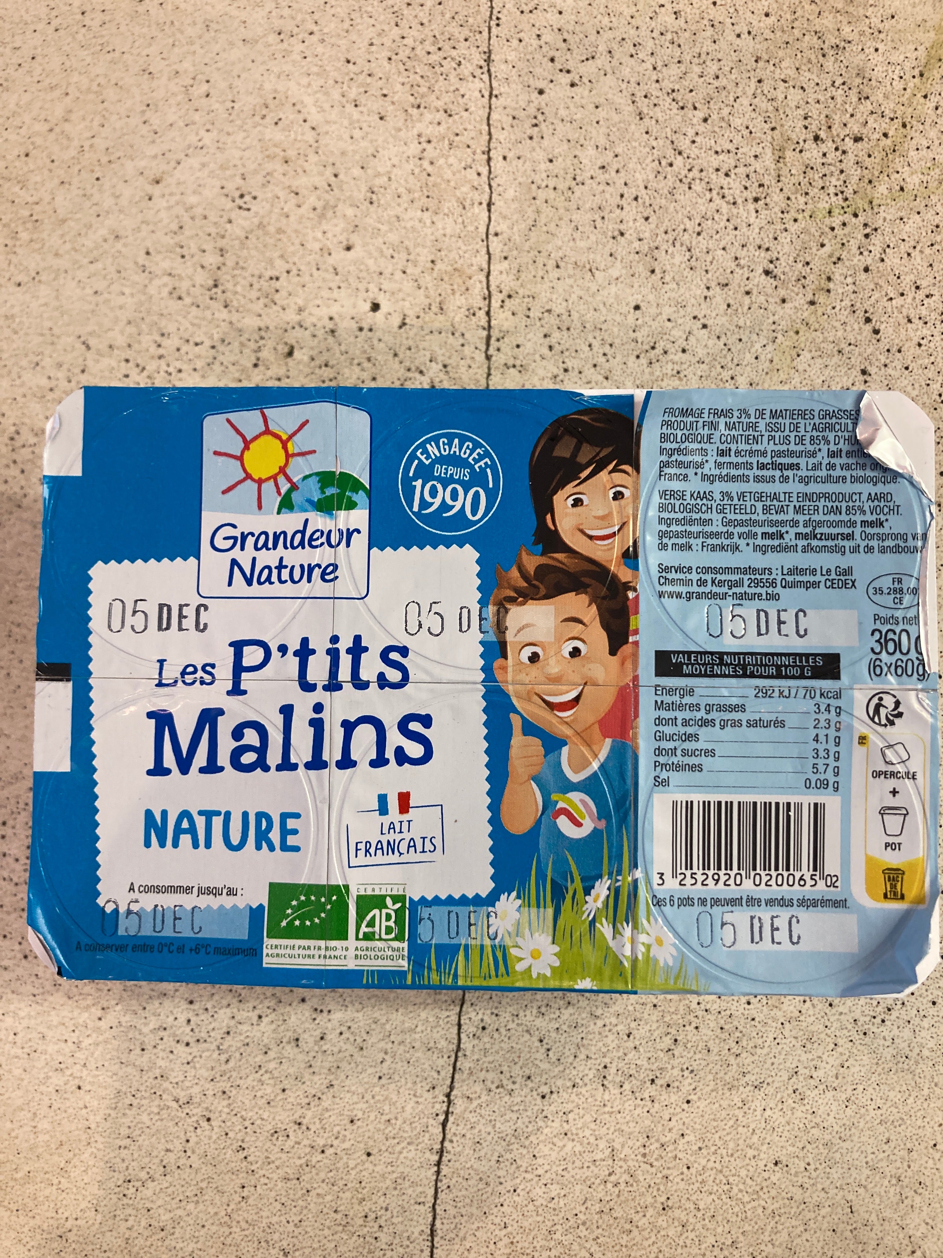 Les P’tits malins - petit suisse