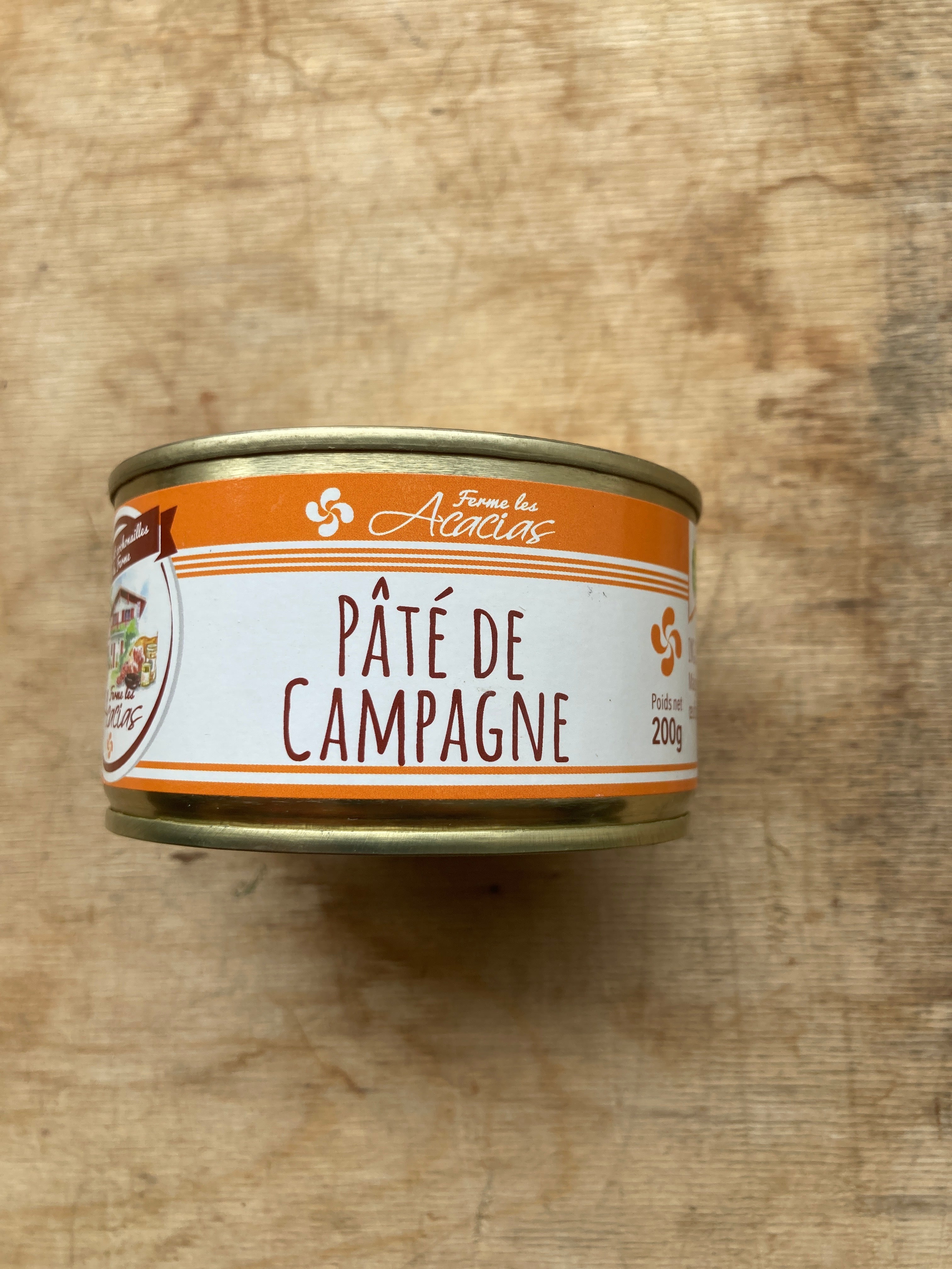 PATÉ DE CAMPAGNE 200g - FERME DES ACACIAS