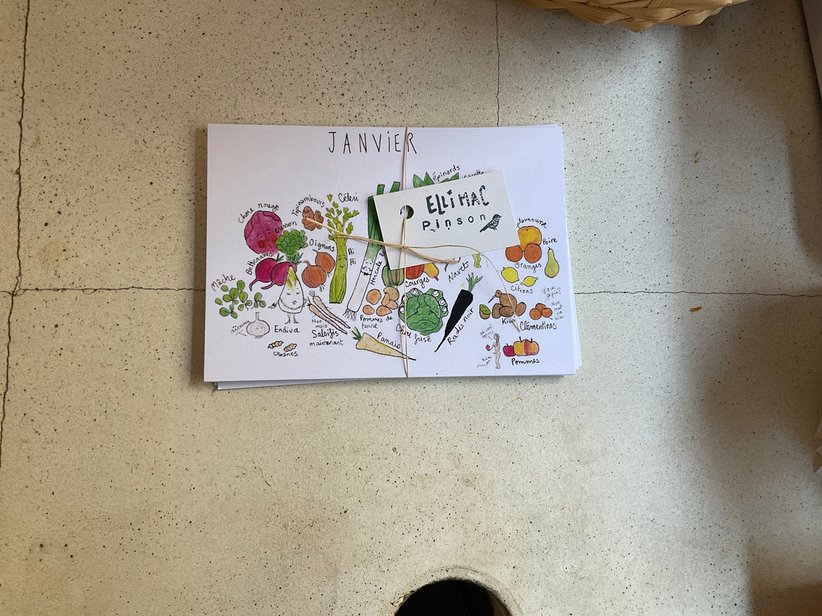 Pack Carte fruits et légumes