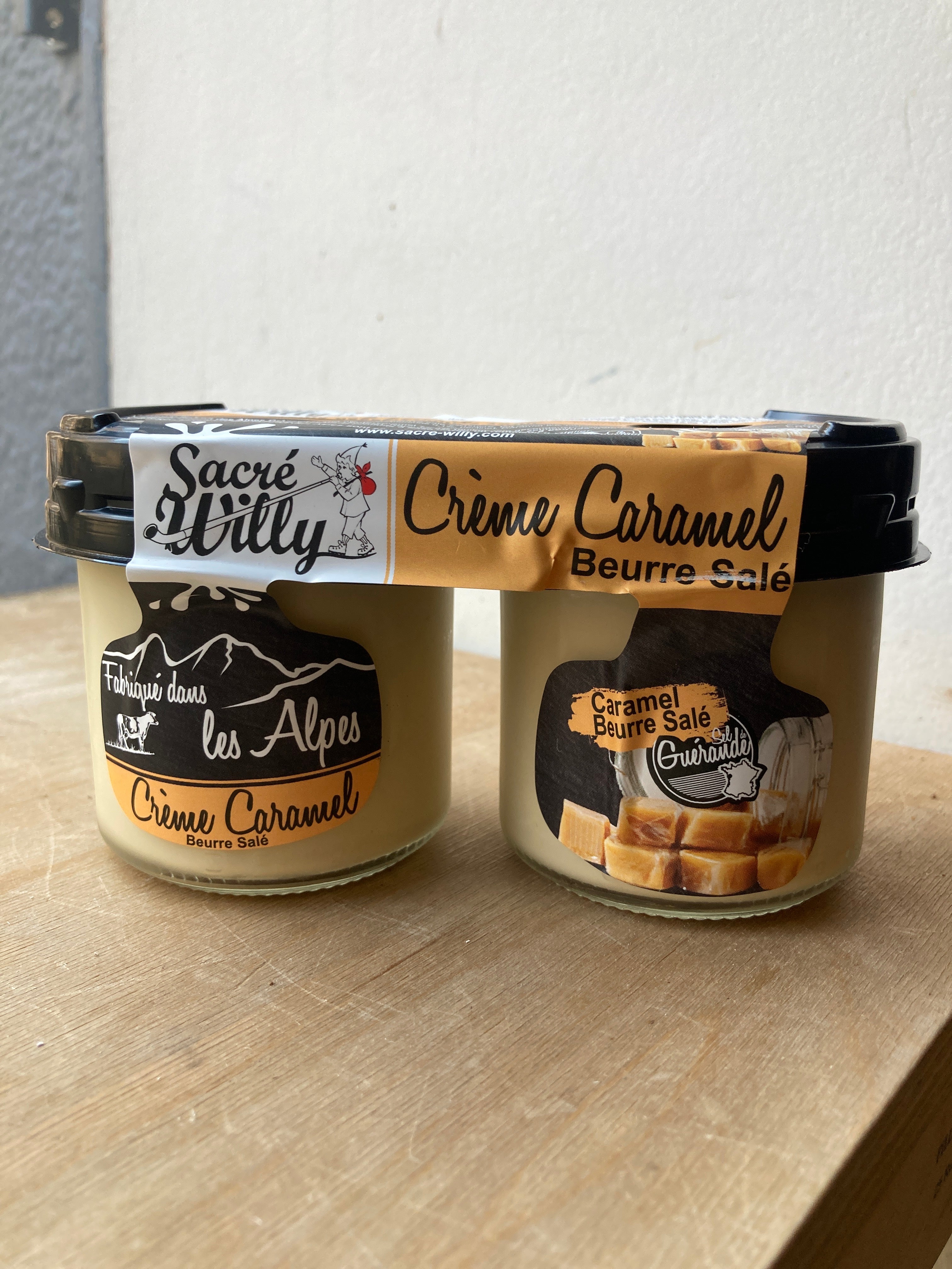 CRÈME CARAMEL BEURRE SALE DUO 2x125G - SACRÉ WILLY