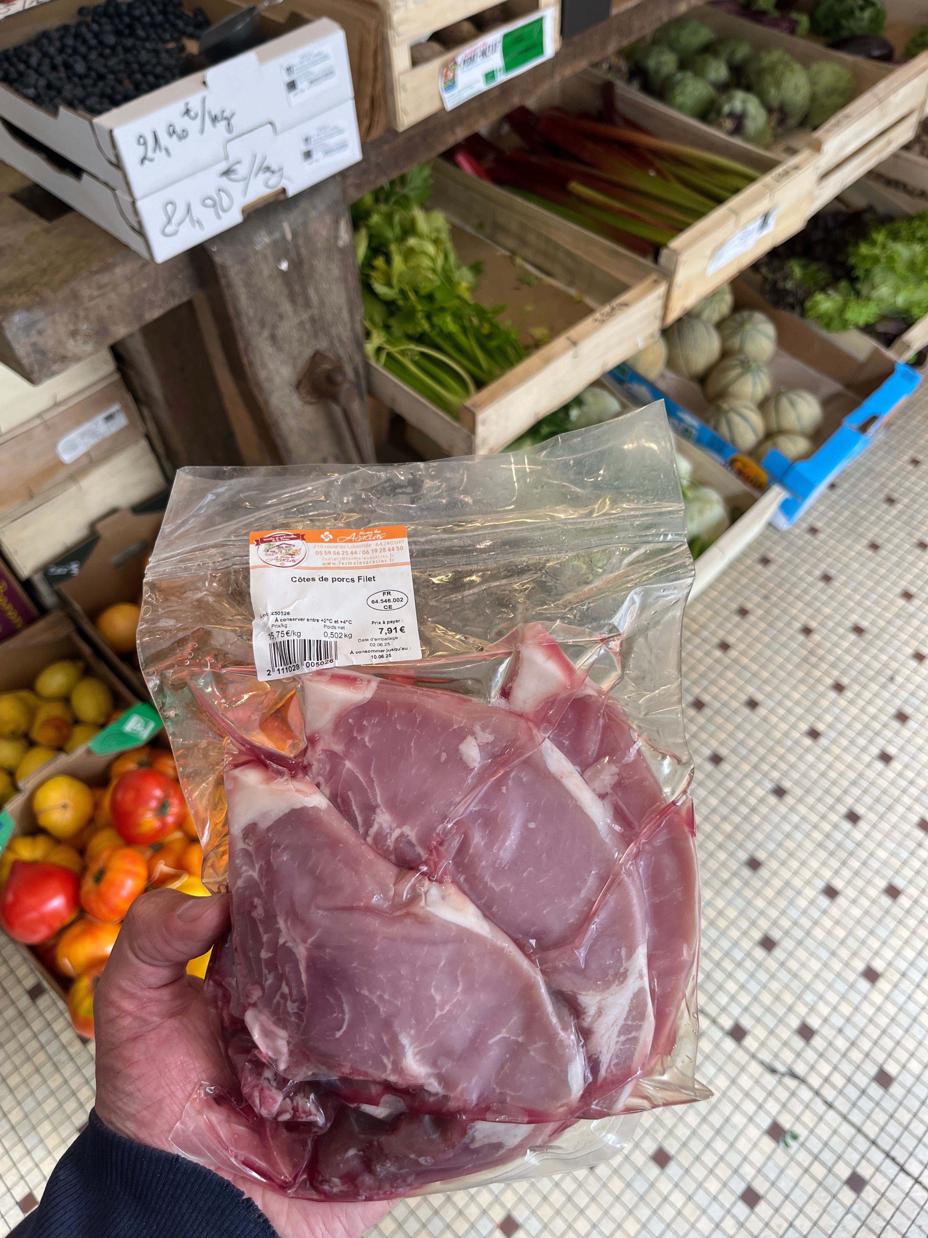 COTE DE PORC - FERME DES ACACIAS